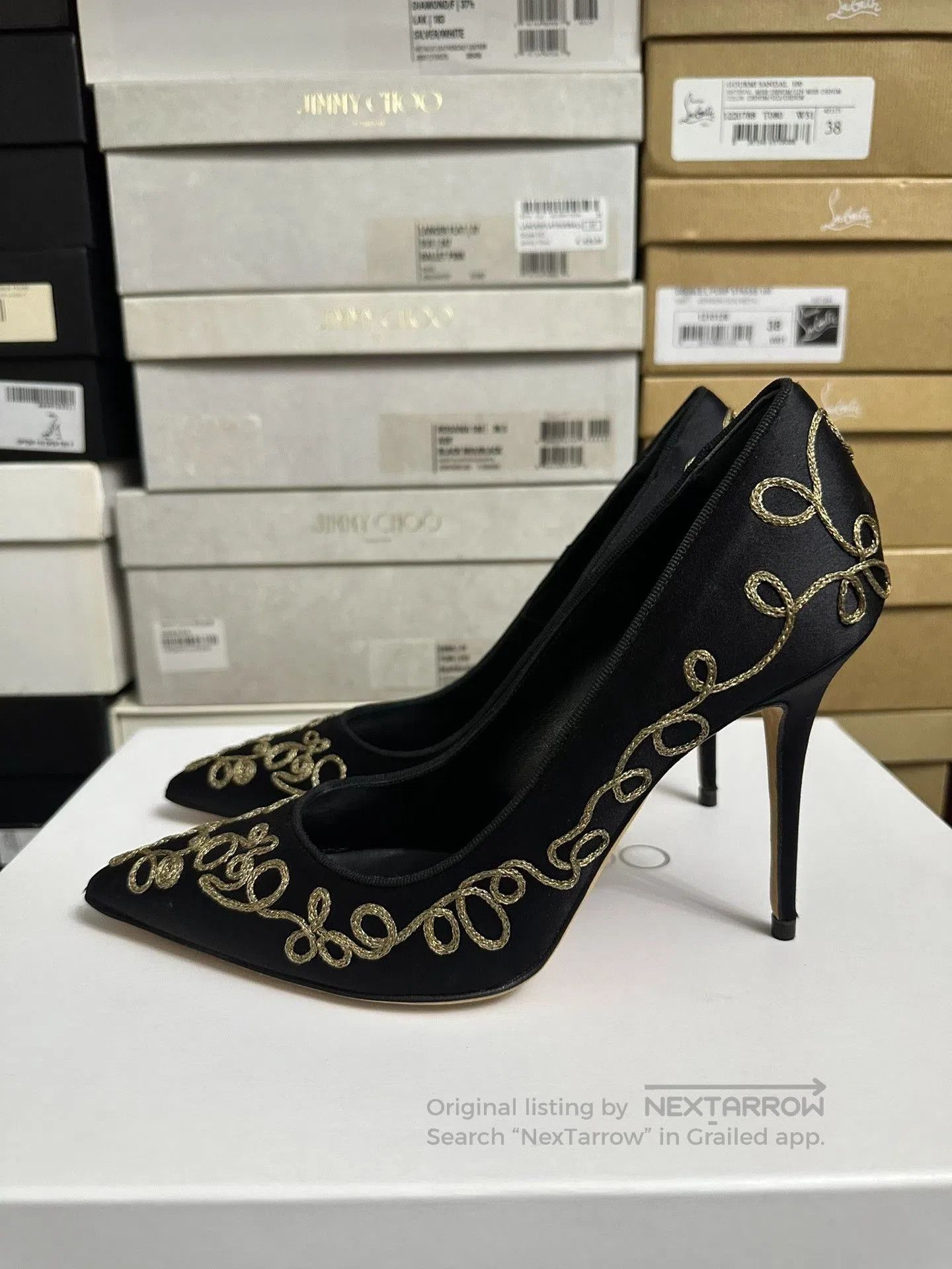 Manolo Blahnik Manolo Blahnik Pointed-Toe High Heels. Size US 7 / IT 37 - 3 Thumbnail