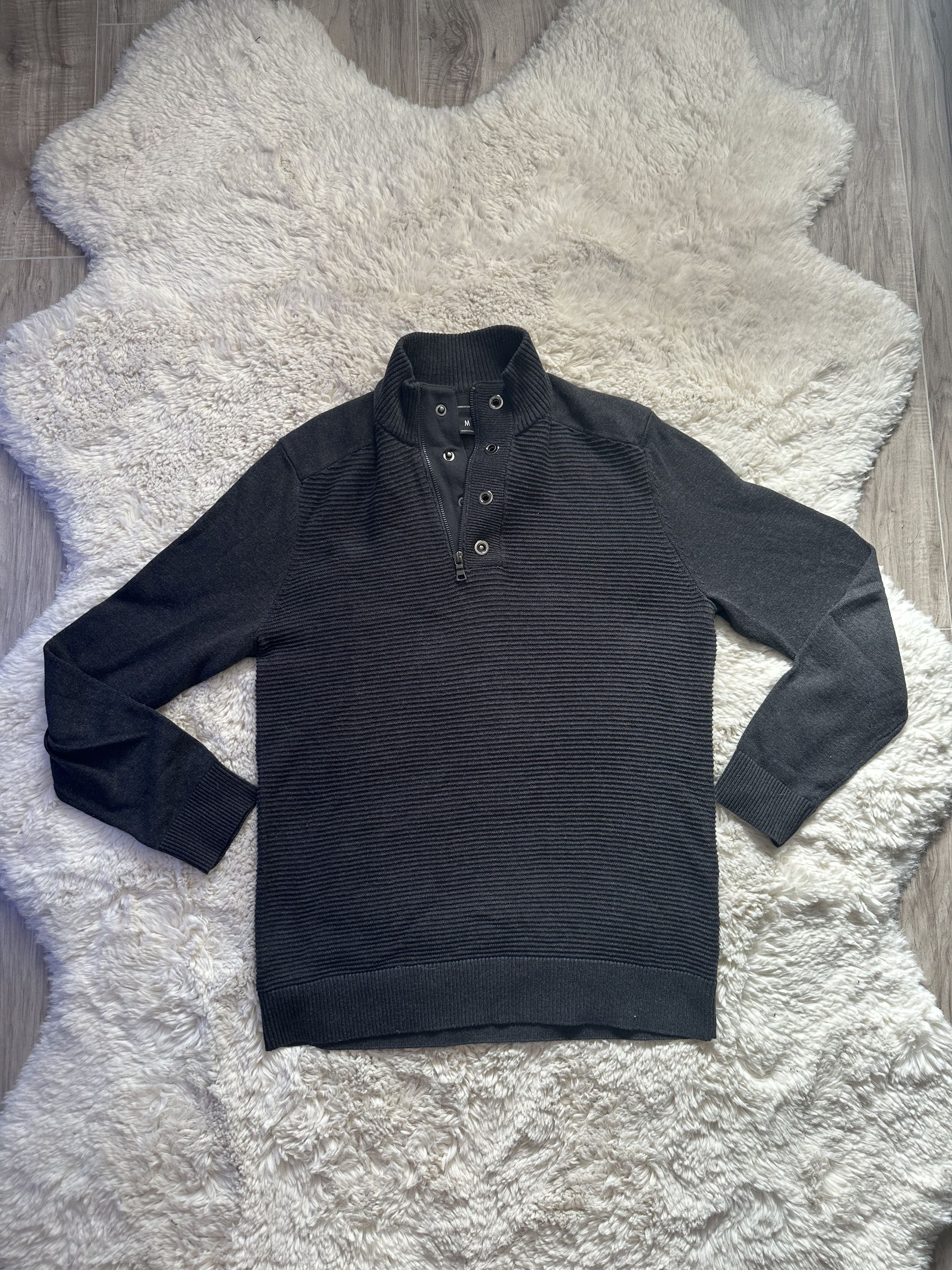 I.N.C INC International Concepts black long sleeve sweater Size US M / EU 48-50 / 2 - 2 Thumbnail