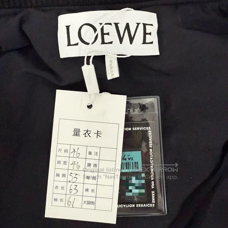 Loewe Loewe Solid Color Back Daisies Letter Printed Jacket, Blac Size US S / EU 44-46 / 1 - 3 Thumbnail