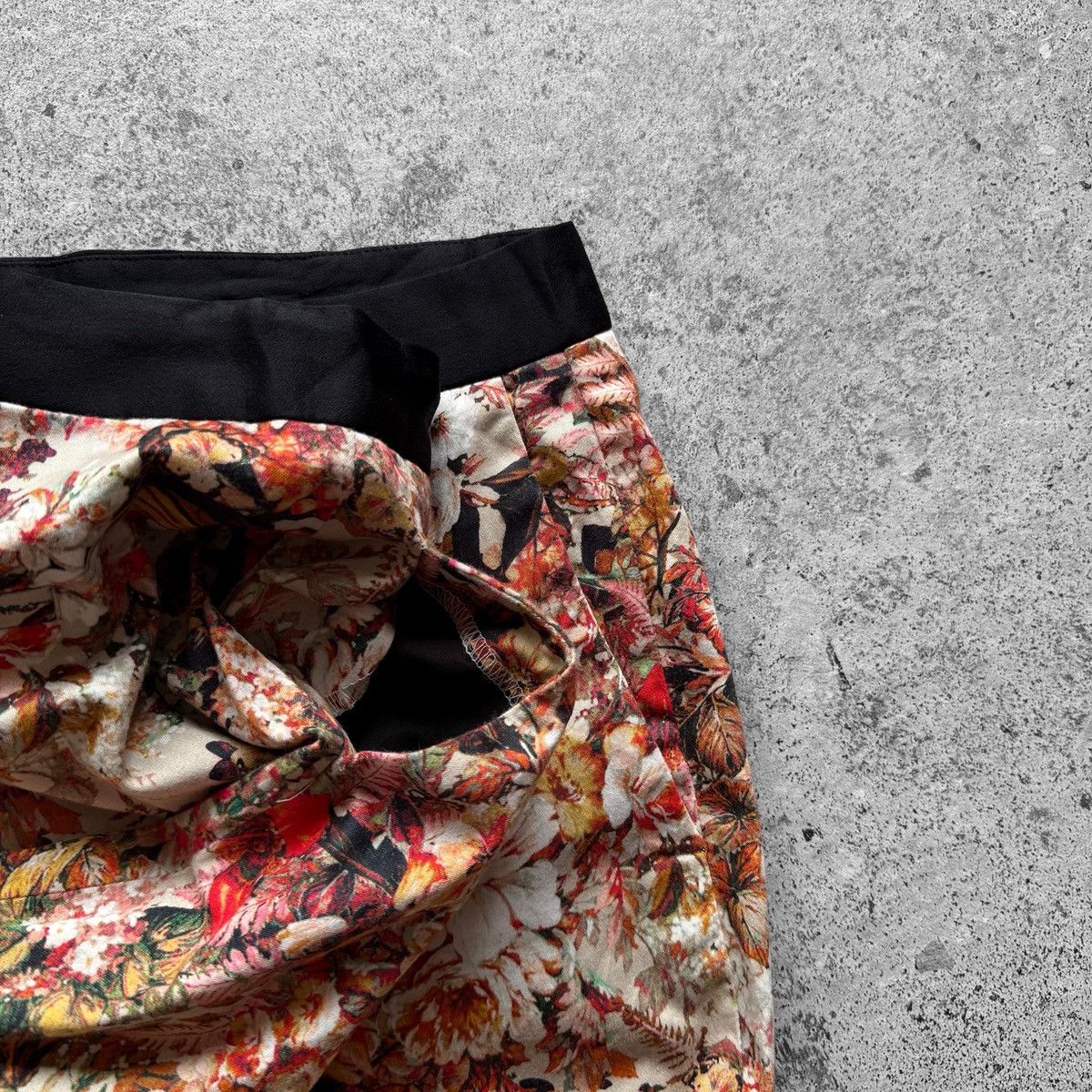 Designer × Zara Zara Womens Floral Trousers Pants Zipper Closure Pockets Size 30" / US 8 / IT 44 - 6 Thumbnail