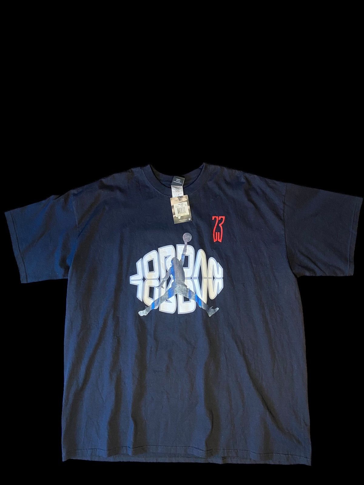 Jordan Brand × Vintage Vtg Jumpman Air Jordan T Shirt Flight Logo Mens XXL Y2K Size US XXL / EU 58 / 5 - 1 Thumbnail