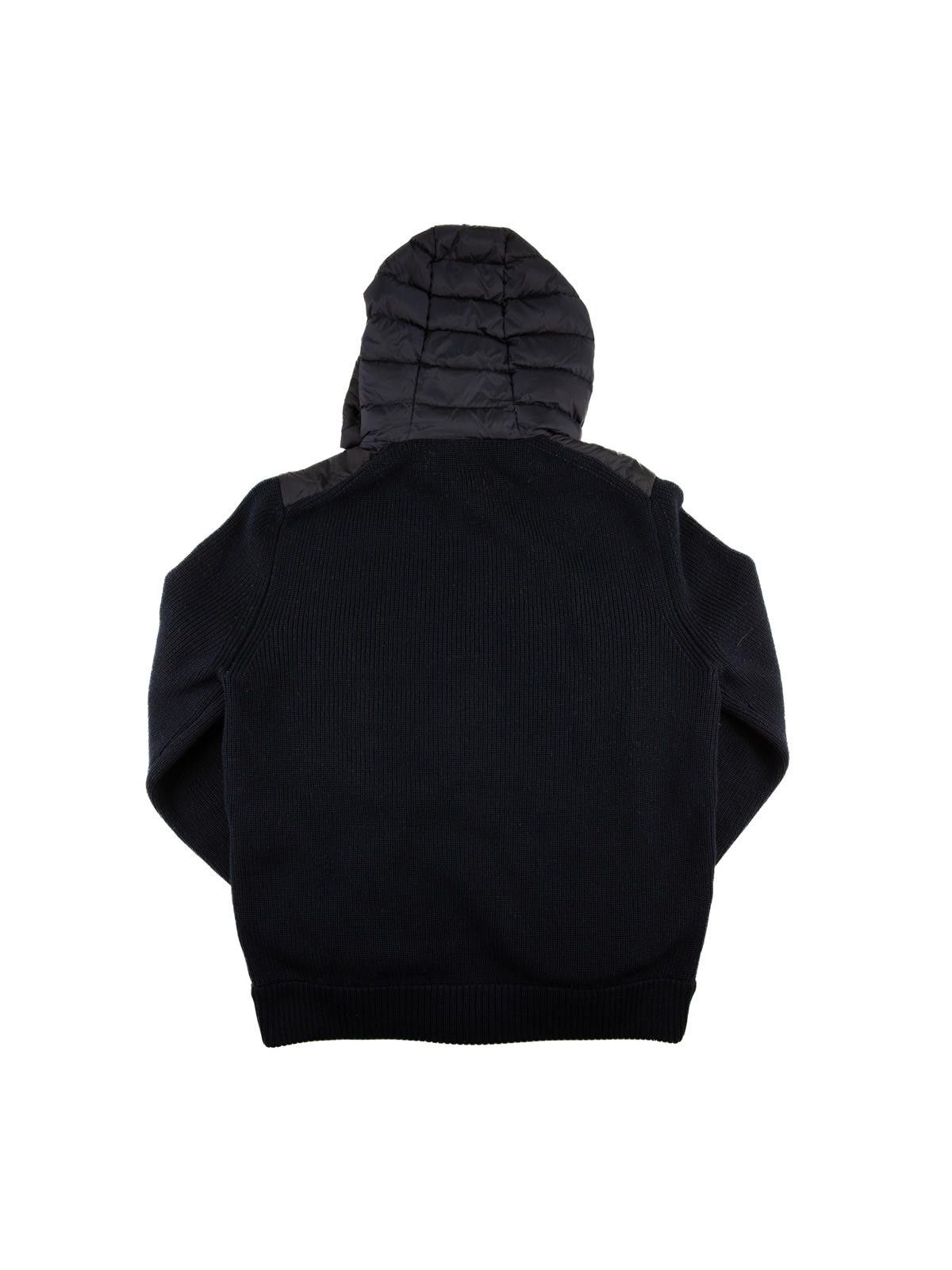 Moncler Moncler Padded Wool Zip Up Hoodie | Grailed