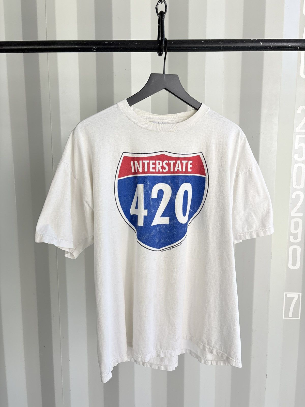 Vintage Thrashed 420 WEED Pot Distressed Faded Shirt Grunge Band Size US XL / EU 56 / 4 - 1 Thumbnail