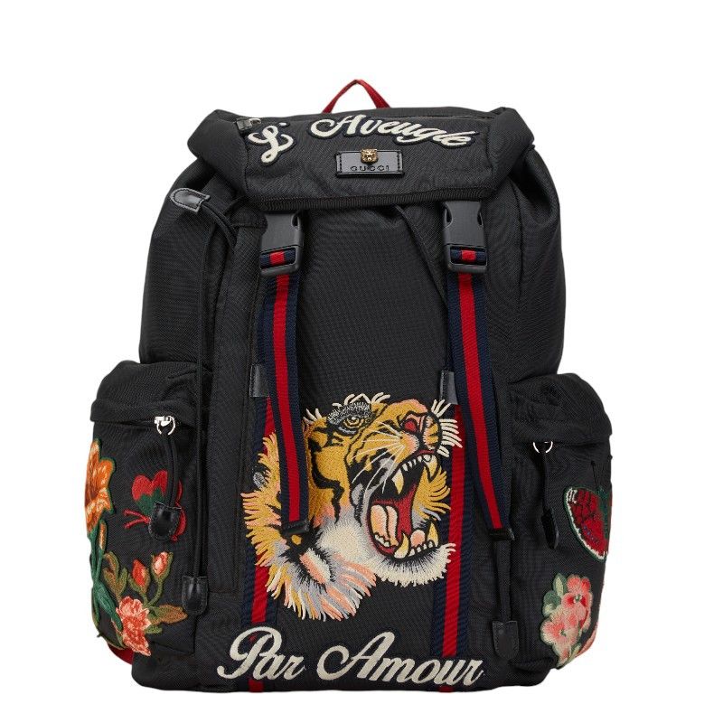 Techno canvas backpack gucci store