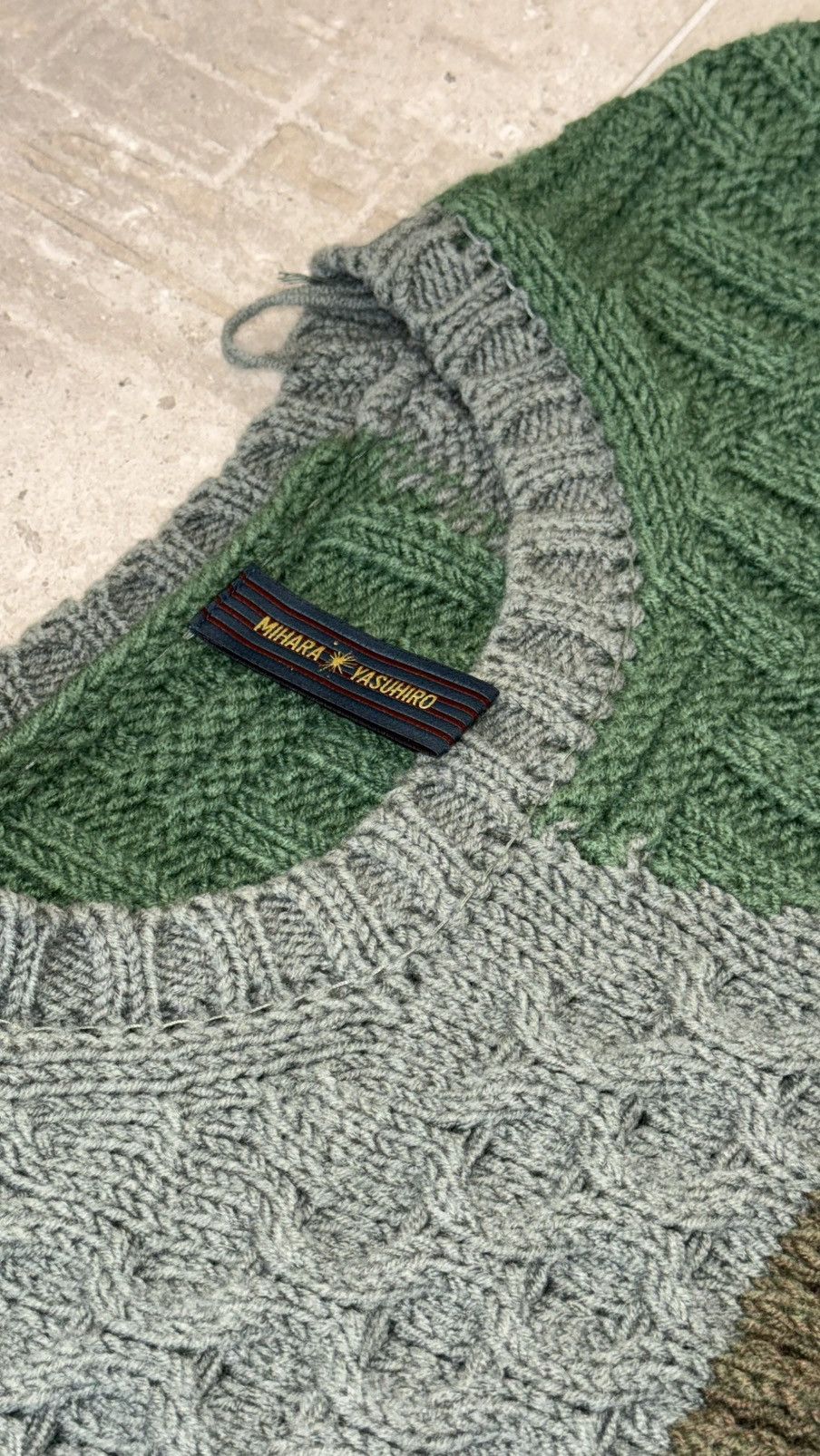 Maison MIHARA YASUHIRO Mihara Yasuhiro Patchwork Knit Pullover Size US S / EU 44-46 / 1 - 5 Thumbnail