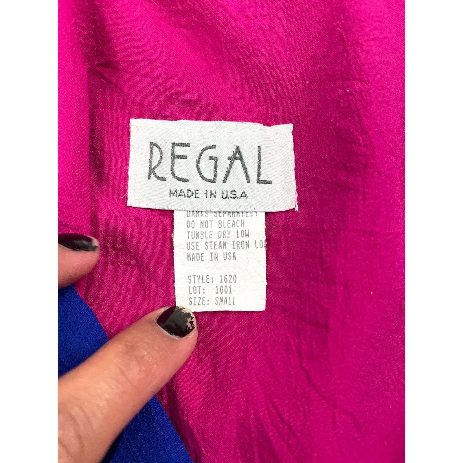 REGAL VTG Regal Windbreaker Retro Jacket Small Women's 90's Size S / US 4 / IT 40 - 3 Thumbnail