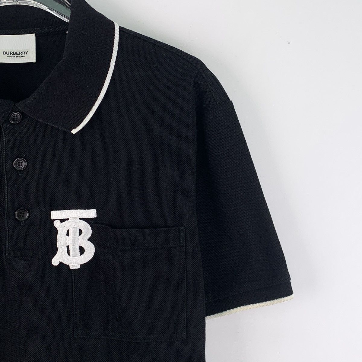 Burberry Burberry Black Polo Shirt Size US S / EU 44-46 / 1 - 3 Thumbnail