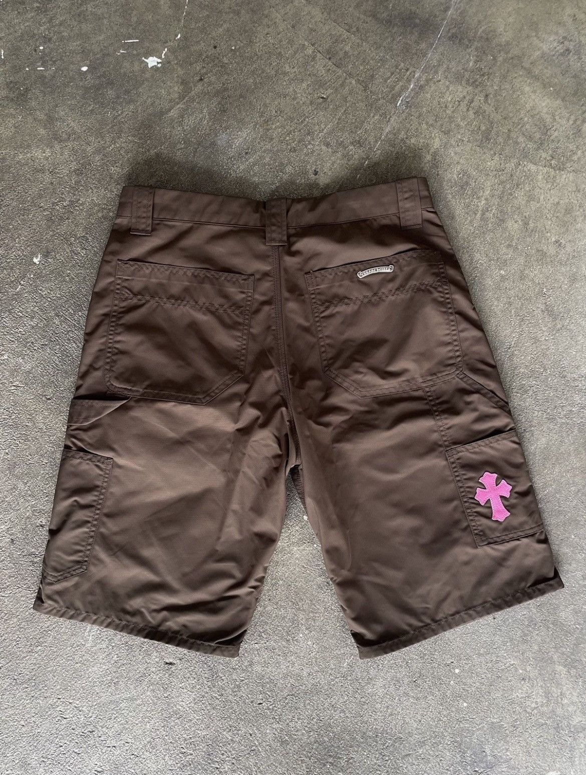 Chrome Hearts Chrome Hearts Double Knee Lucky Pink Patch Carpenter Shorts Size US 30 / EU 46 - 2 Thumbnail