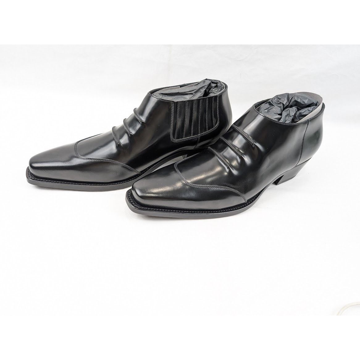 Givenchy o1rshd1 Show Cowboy Boots in Black Size US 11 / EU 44 - 13 Thumbnail