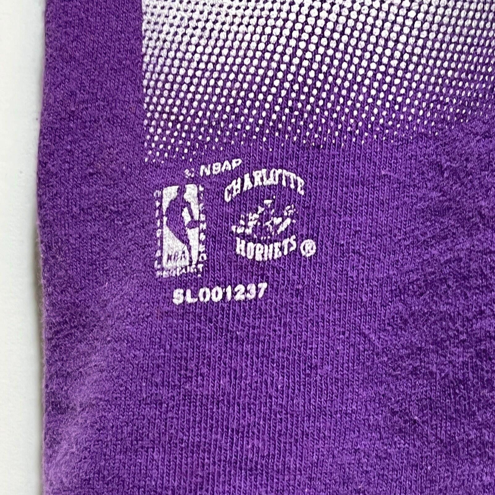 Salem Sportswear × Vintage Vintage 90s NBA Charlotte Hornets Salem T-shirt XL Size US XL / EU 56 / 4 - 4 Thumbnail