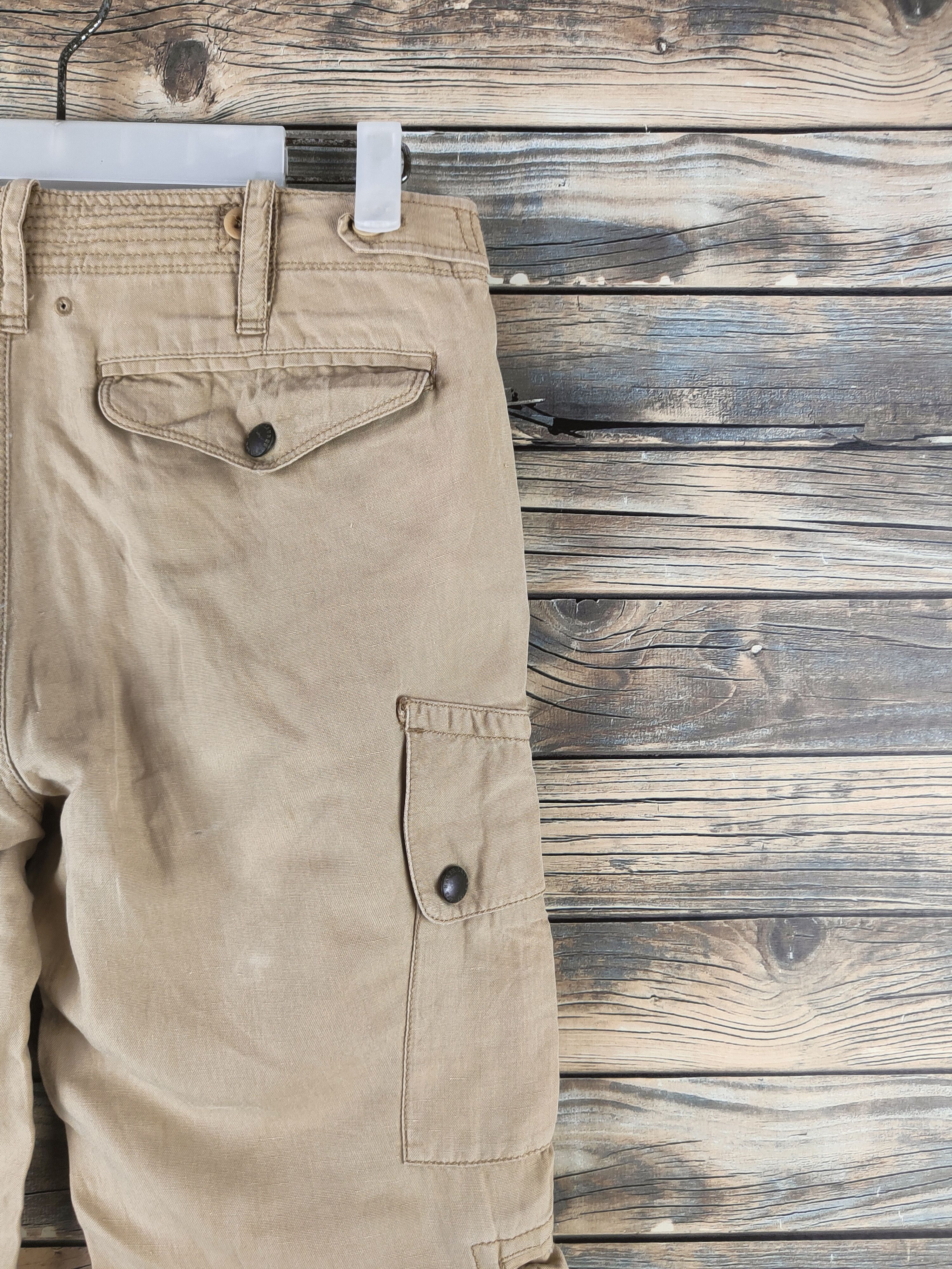 Ralph Lauren DL Ralph Lauren Beige Multipocket Cargo Pants #46-789 Size US 30 / EU 46 - 10 Thumbnail