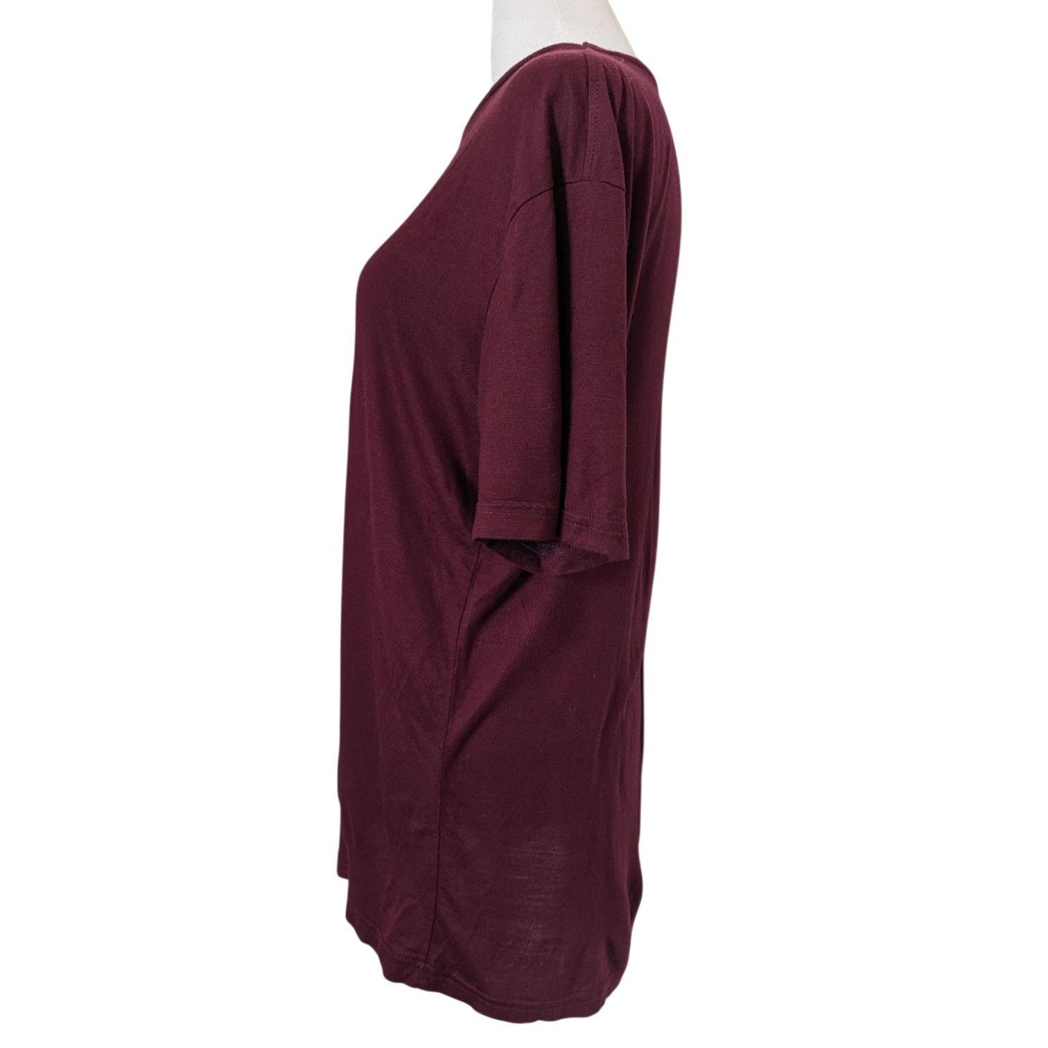 Other Muntagnard x Swiss Maroon Tshirt Recycled Wood Large Size L / US 10 / IT 46 - 3 Thumbnail