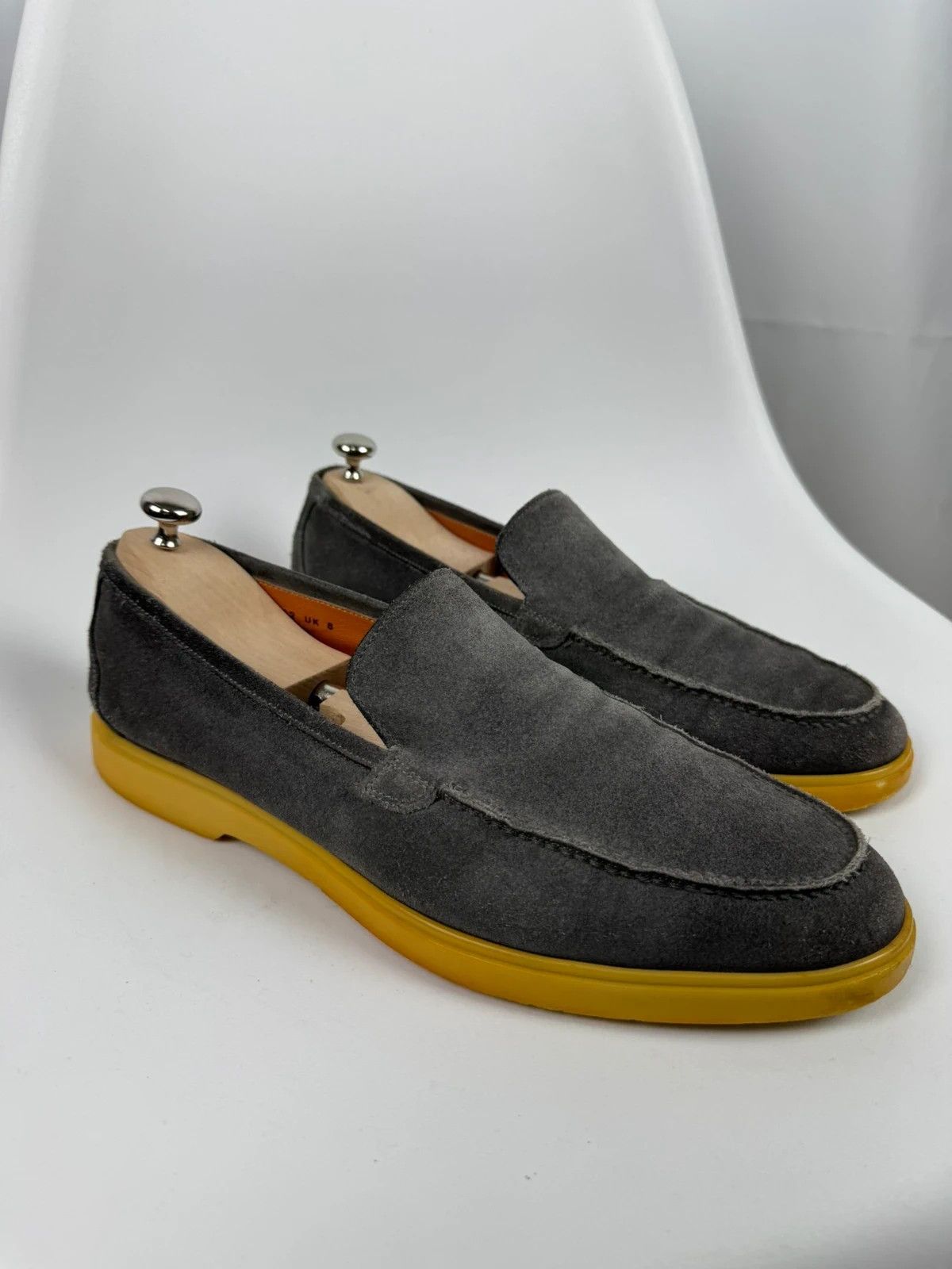 Santoni Santoni Suede Loafers size UK8 Size US 9 / EU 42 - 1 Thumbnail