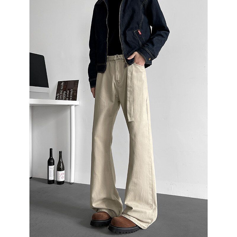 Japanese Brand Retro loose straight leg micro flared jeans Size US 32 / EU 48 - 1 Thumbnail