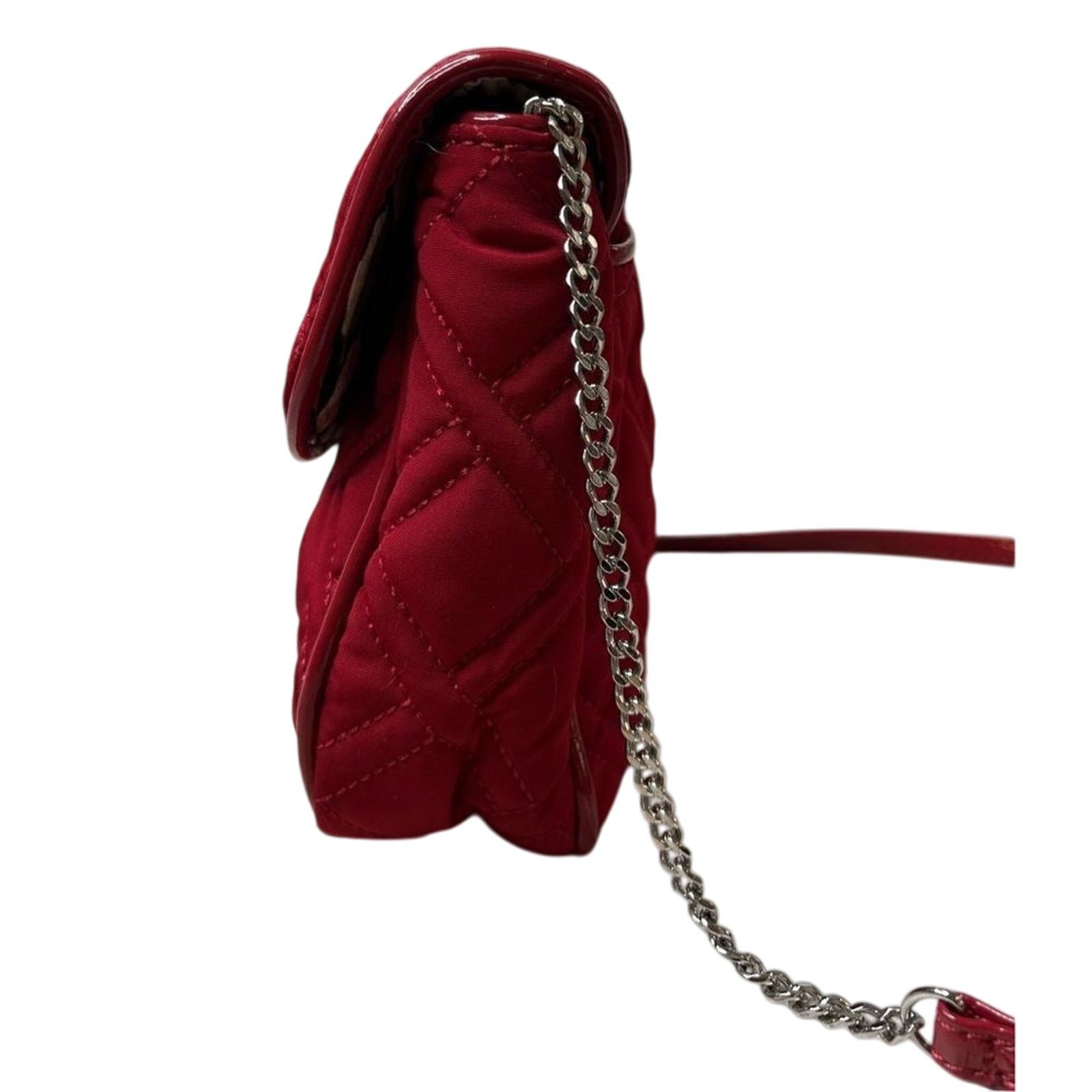 Vera Bradley Vera Bradley Tango Red Microfiber Chain Crossbody Handbag Size ONE SIZE - 4 Thumbnail
