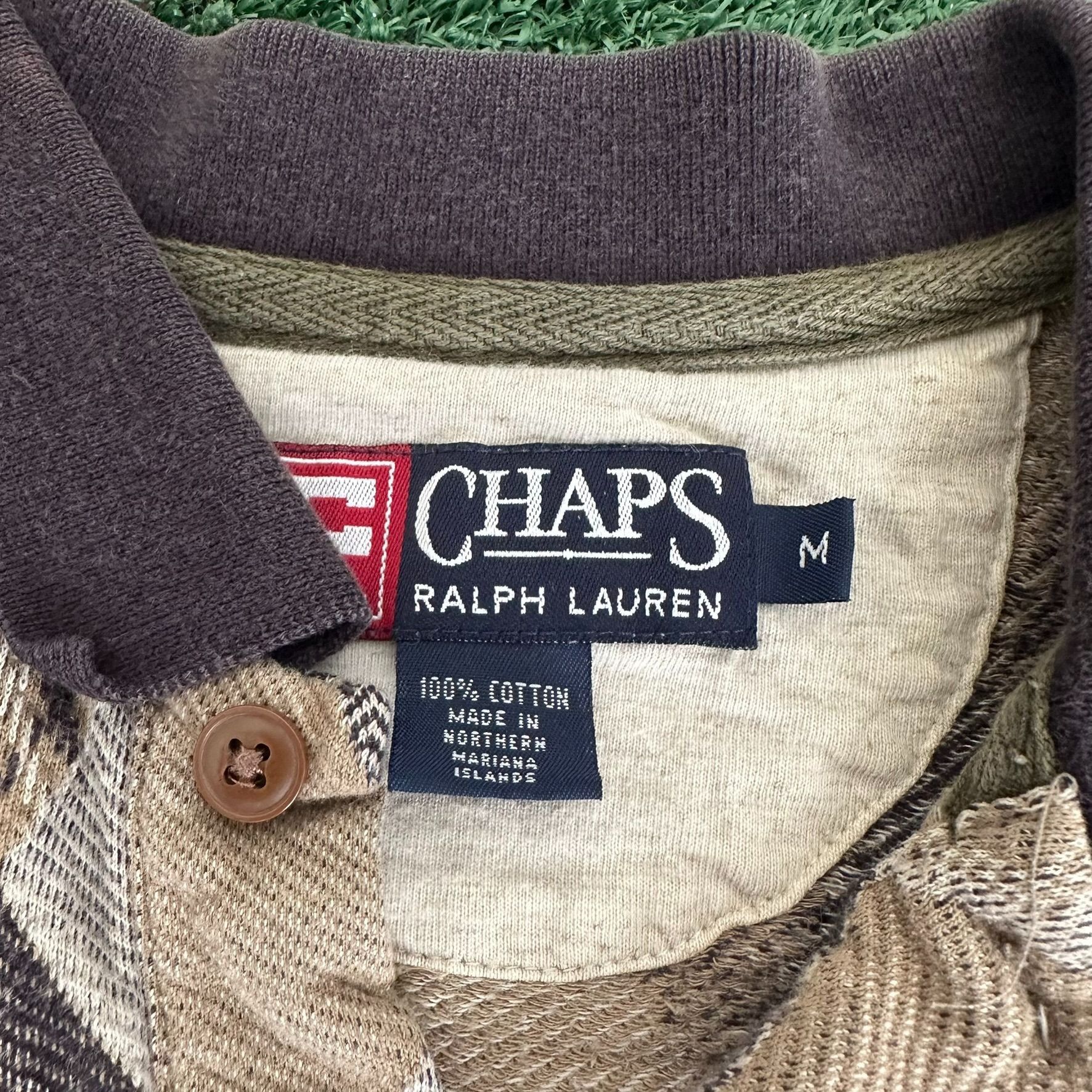 Chaps Ralph Lauren Vintage Chaps Ralph Lauren Argyle Polo Shirt Preppy Grandpa Size US M / EU 48-50 / 2 - 4 Thumbnail
