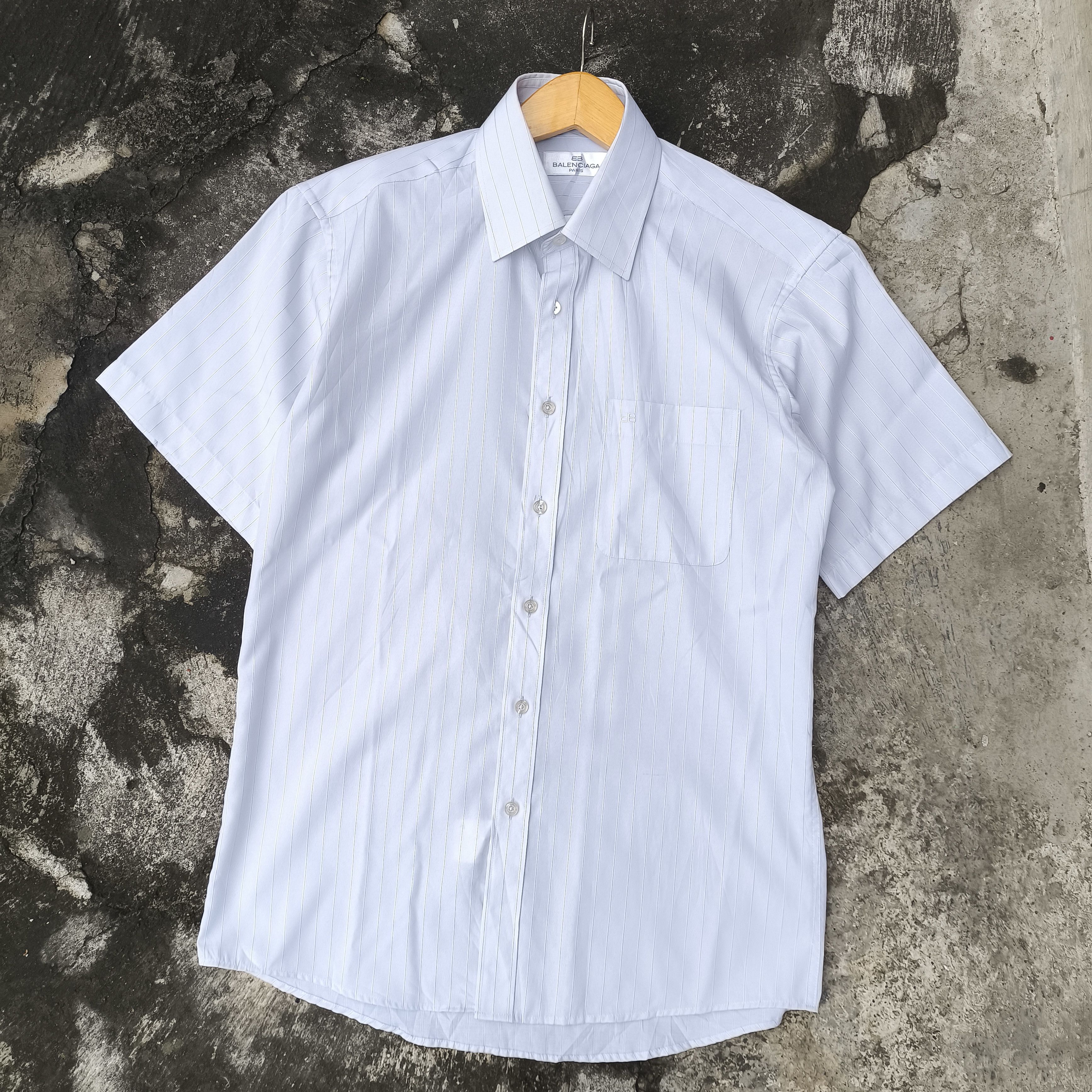 Balenciaga Balenciaga stripped shirt button up Size US M / EU 48-50 / 2 - 1 Thumbnail