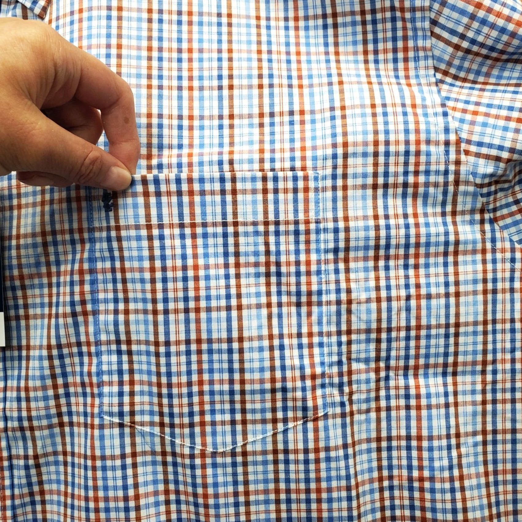 Izod IZOD Shirt Mens XXL Multi Plaid All Over Stretch Comfort Performance Button-Down Shirt Mens XXL Plaid IZOD Size US XXL / EU 58 / 5 - 7 Thumbnail