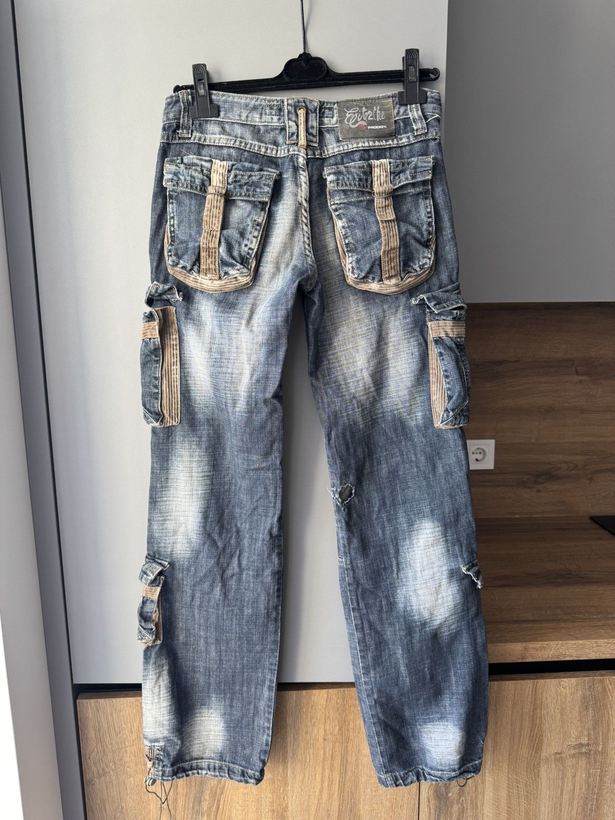 Vintage Prodigy vintage cargo pants jeans multi pocket skate rare Size US 28 / EU 44 - 8 Thumbnail