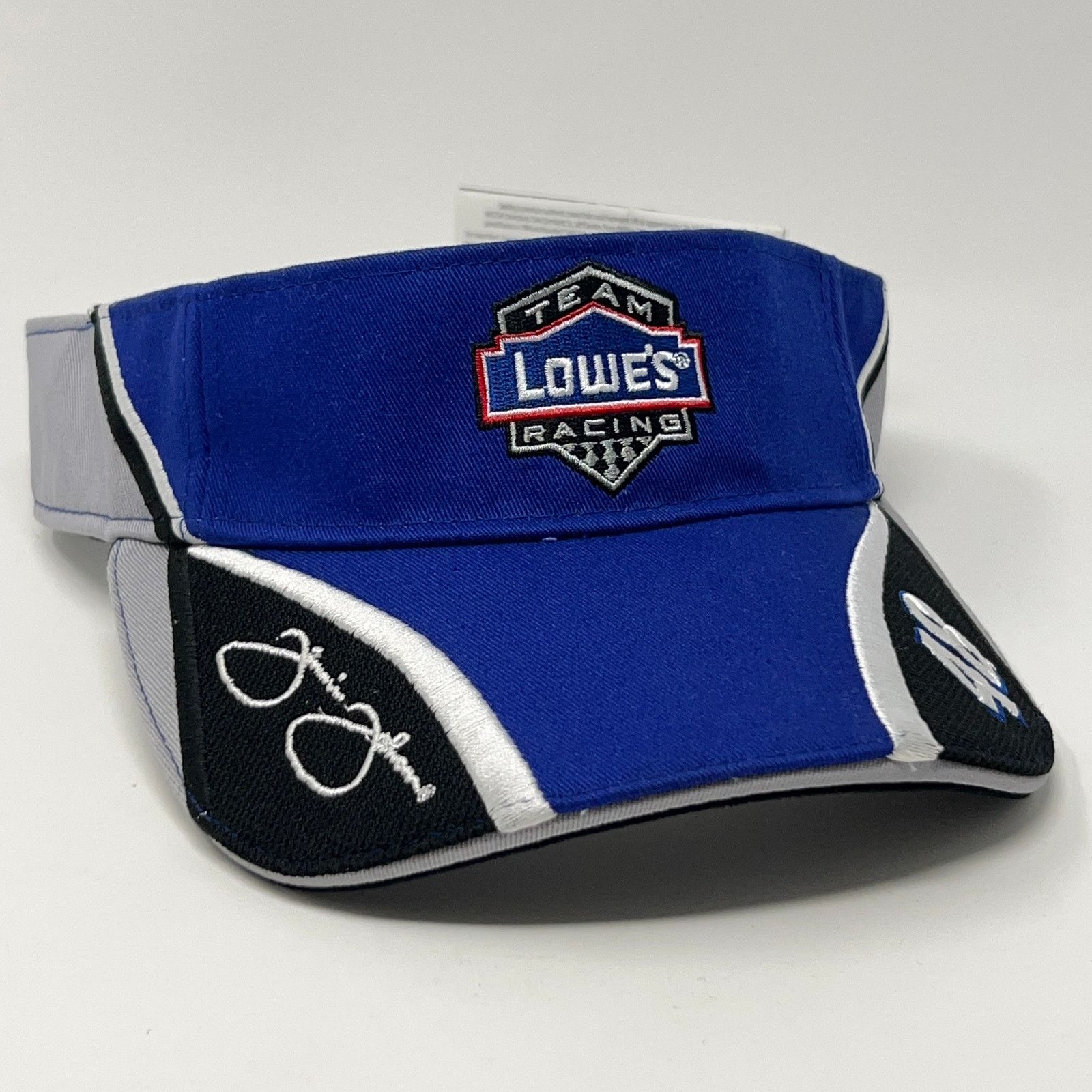 Chase Authentics NASCAR Jimmie Johnson Visor Hat Team Lowes Racing Blue Size ONE SIZE - 1 Thumbnail