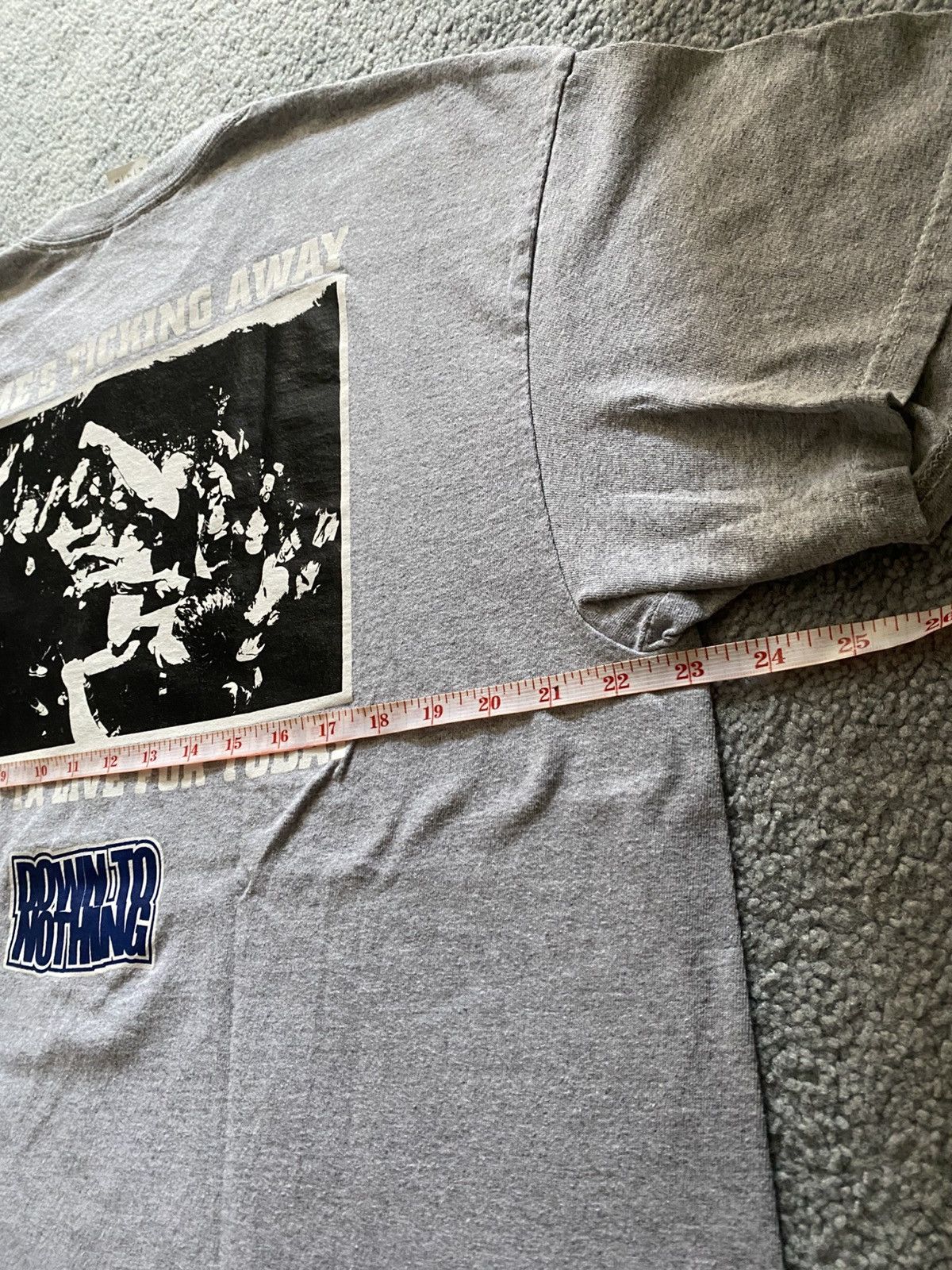 Band Tees Down to Nothing Gray XL Tee Merch Size US XL / EU 56 / 4 - 5 Thumbnail