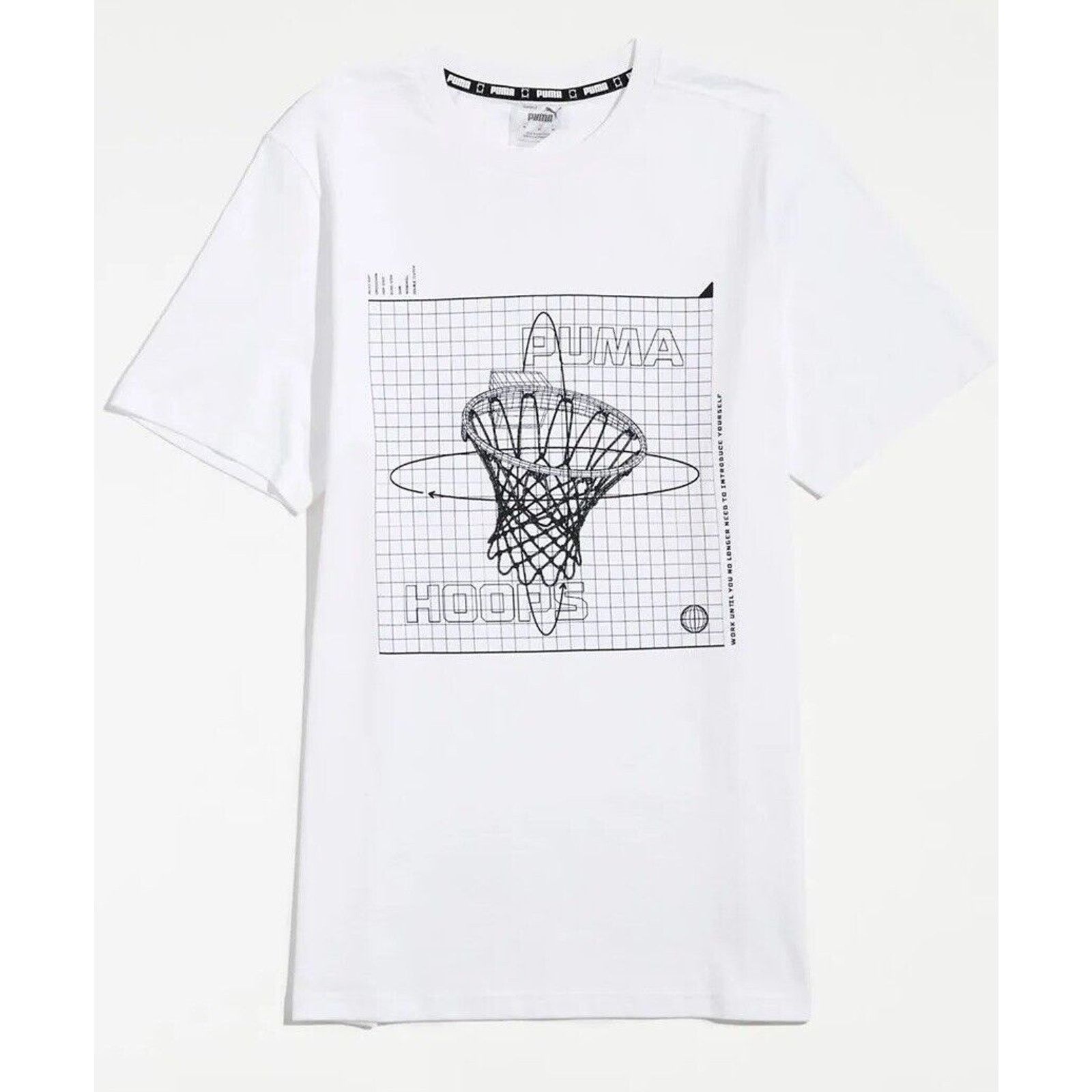 Puma Puma Clear Out 7 Tee Basketball Hoops White 538572-01 $35 LE Size US L / EU 52-54 / 3 - 1 Thumbnail