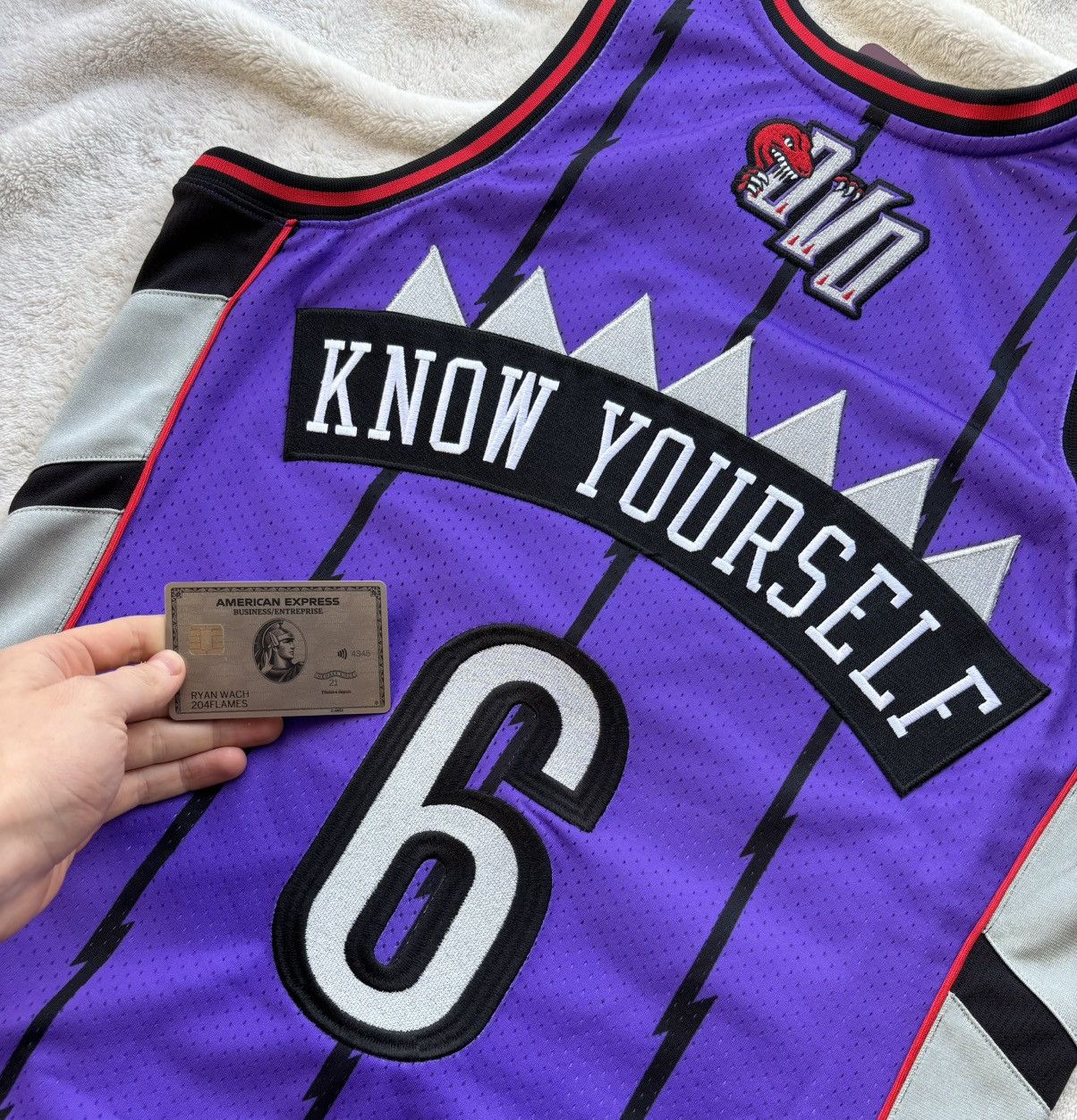 October's Very Own OVO x Mitchell & Ness x Raptors Jersey - Rare! Size US XL / EU 56 / 4 - 5 Thumbnail