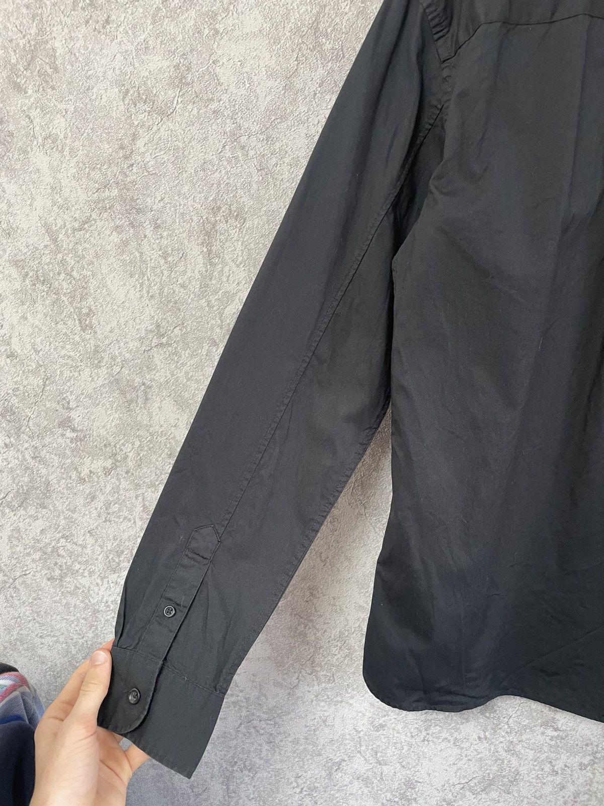 Allsaints Allsaints Basic Black Long Sleeve Shirt Button Up Size US S / EU 44-46 / 1 - 18 Thumbnail
