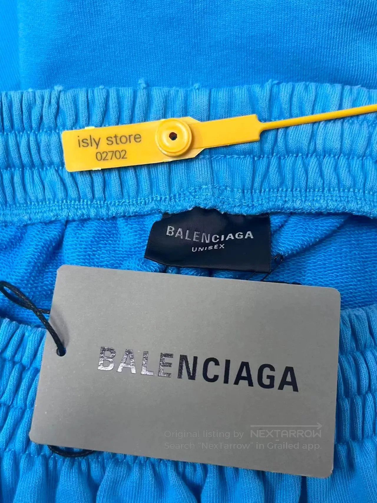 Balenciaga Balenciaga Men's Solid Logo Straight-Leg Shorts. Size US 26 / EU 42 - 5 Thumbnail