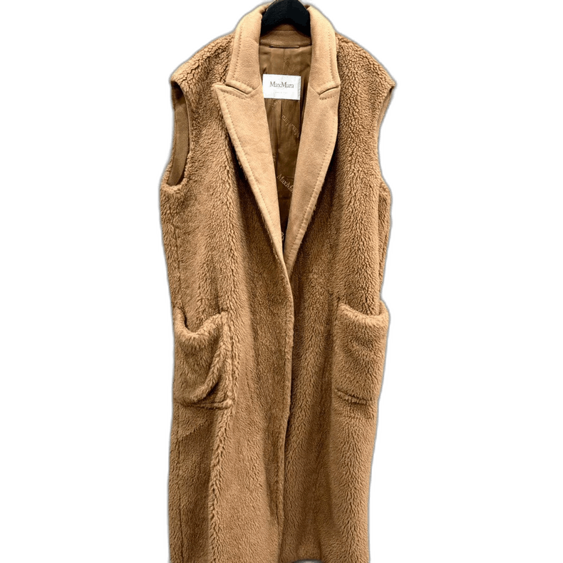 Max Mara Maxmara Teddy Long Vest 40 Size Size M / US 6-8 / IT 42-44 - 1 Thumbnail