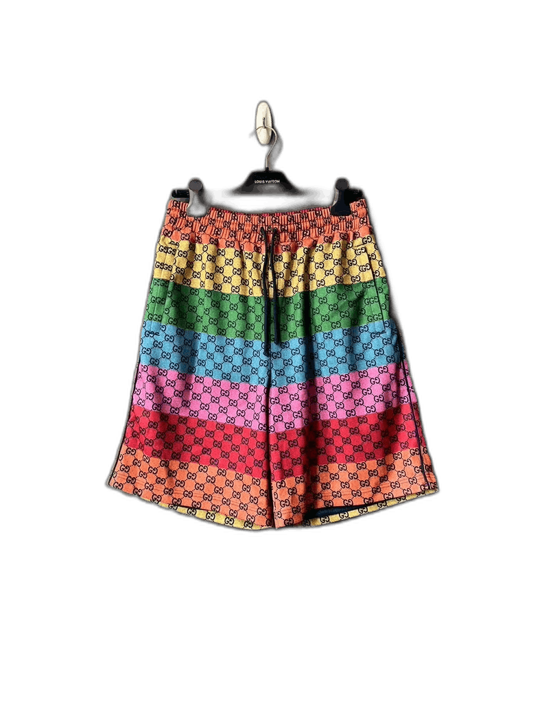 Gucci Rainbow Print Shorts Size M
