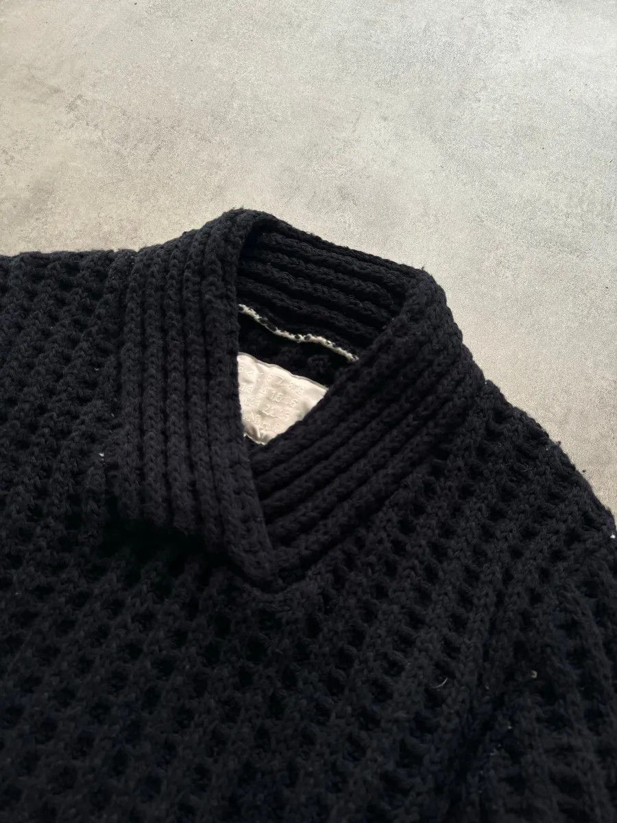 Designer × Maison Margiela × Vintage FW2012 Maison Margiela x H&M Wool Navy Cable Knit Sweater Size US M / EU 48-50 / 2 - 3 Thumbnail
