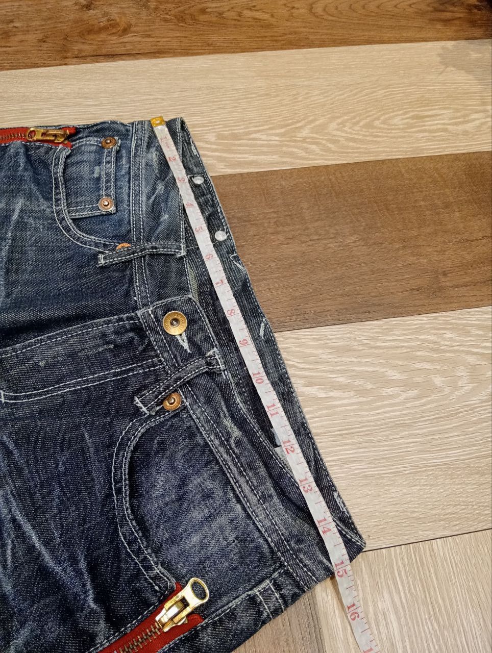 semanticdesign SEMANTIC DESIGN JAPAN BLUE WASHED FLARED DENIM PANTS Size US 30 / EU 46 - 13 Thumbnail