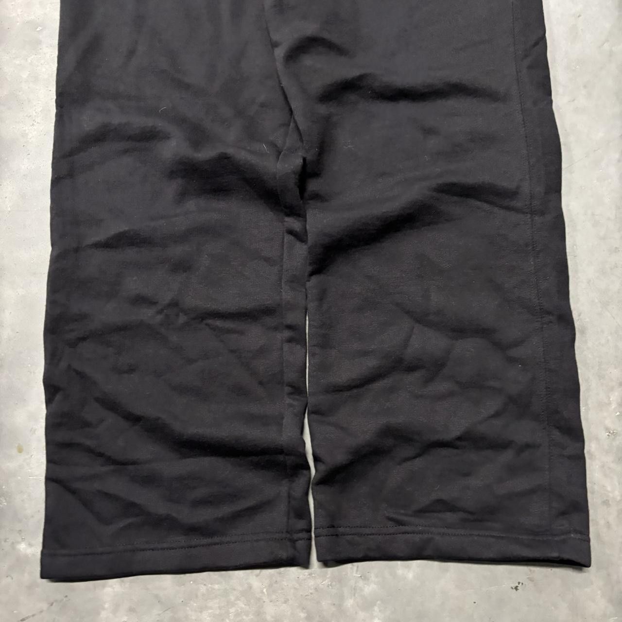 Japanese Brand × Vintage Crazy Vintage Y2K/2000s Baggy Black Streetwear Essential Sweatpants! Size US 34 / EU 50 - 5 Thumbnail