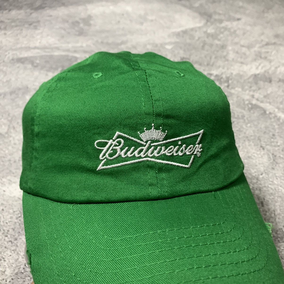 Vintage Budweiser Hat Cap distressed