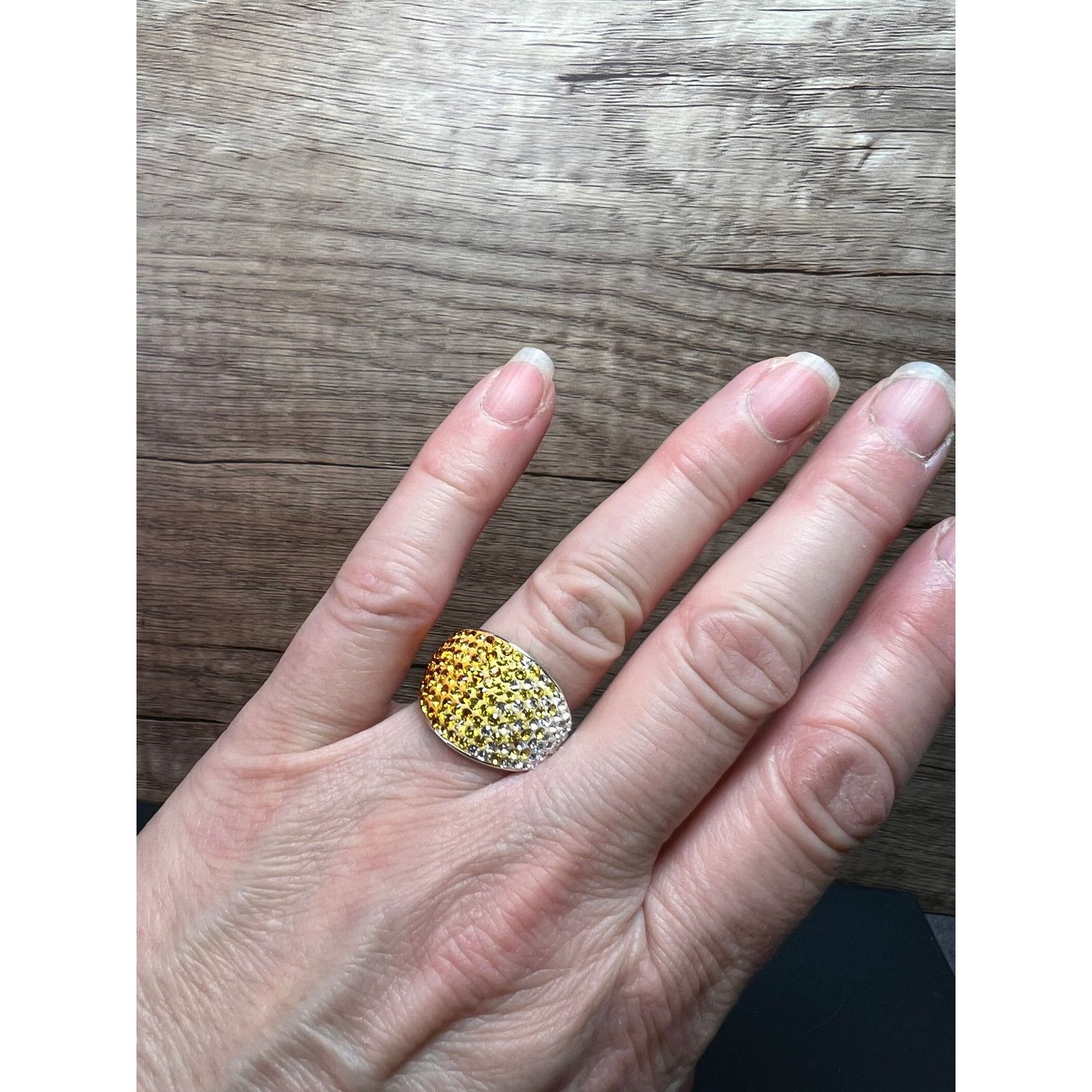 Other Signed Chelsea Taylor yellow ombré 925 ring size 8 Size ONE SIZE - 20 Thumbnail