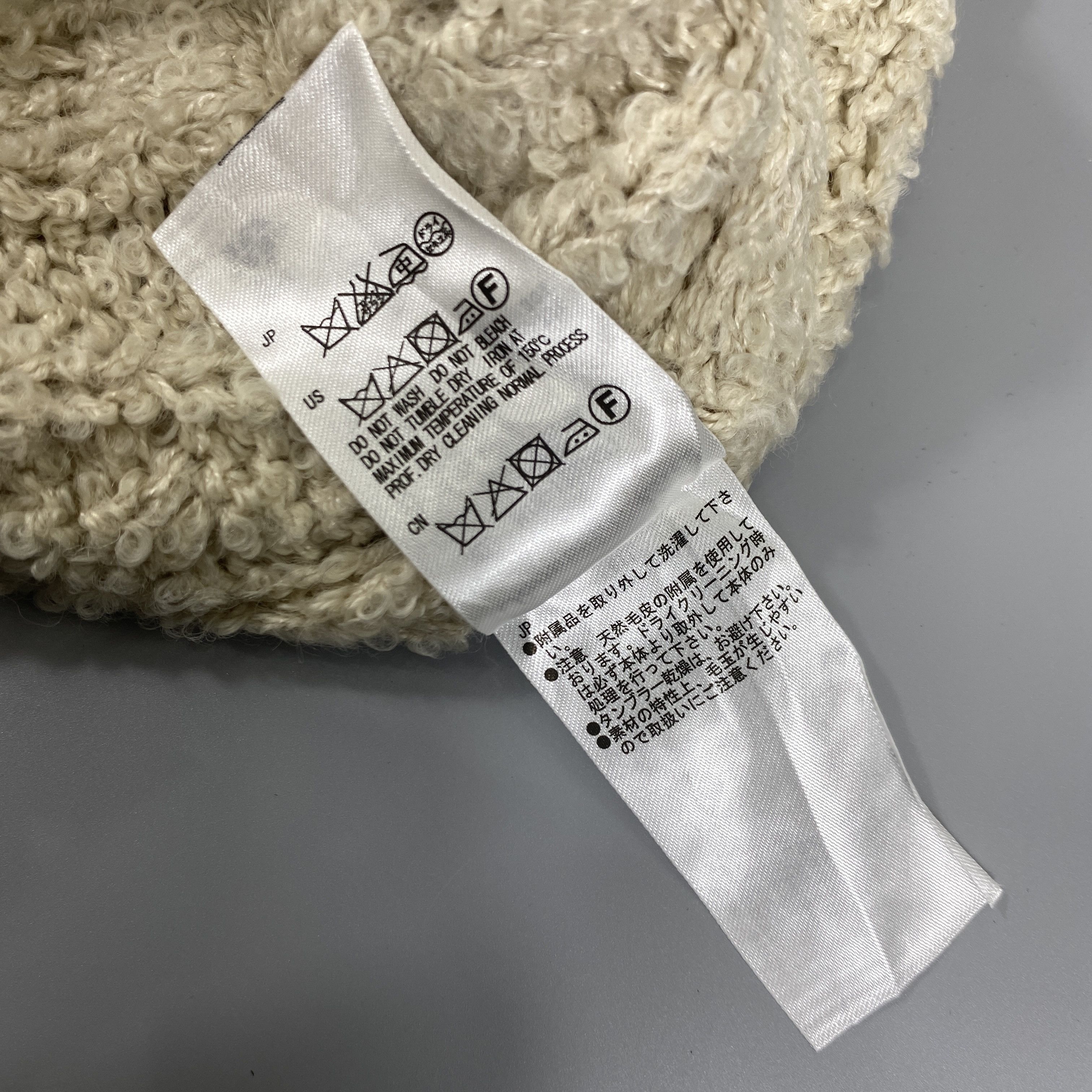 Japanese Brand Samansa Mos2 Beanie -BN734 Size ONE SIZE - 8 Thumbnail