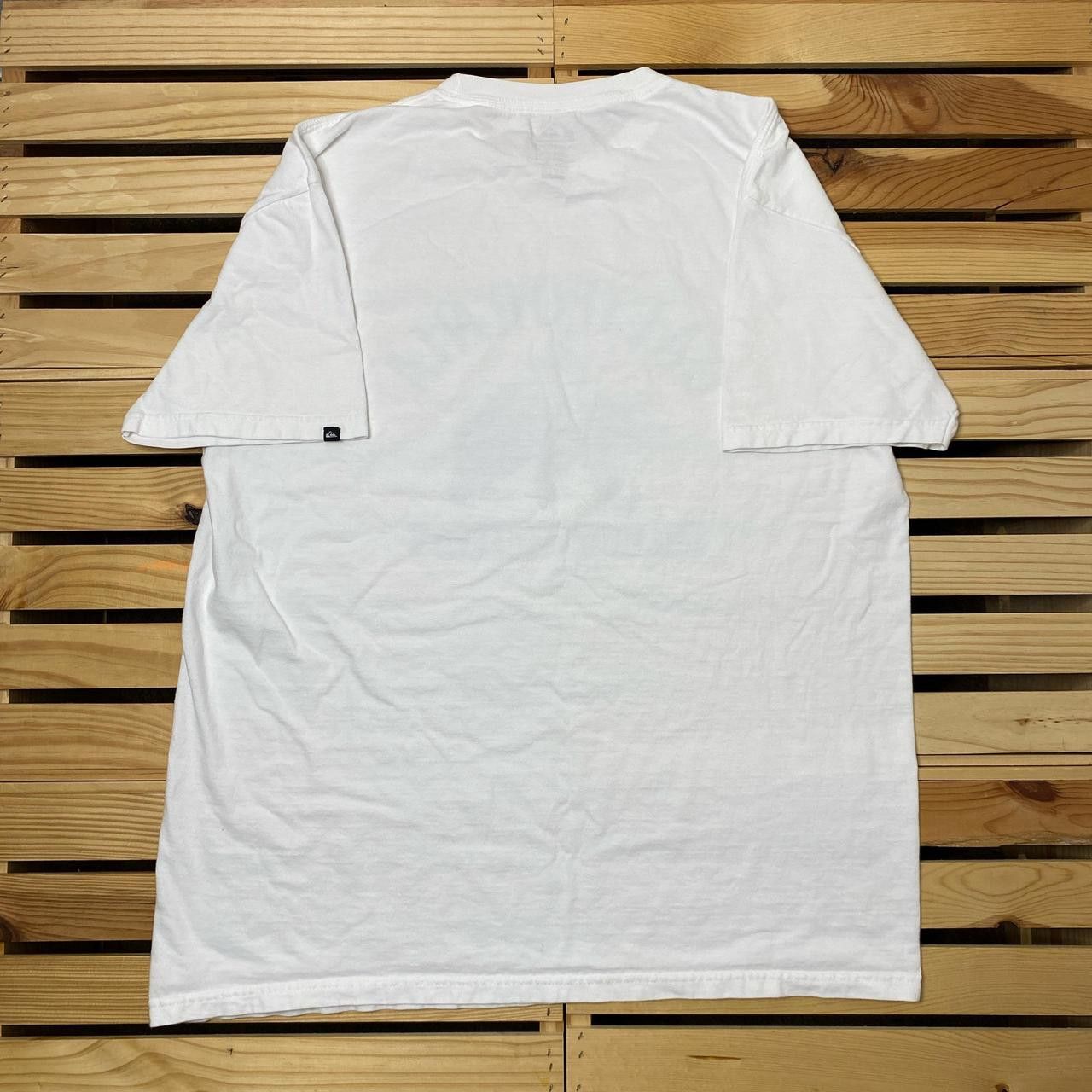 Quiksilver Quiksilver White Y2K Surf Tee Size XL Size US XL / EU 56 / 4 - 2 Thumbnail