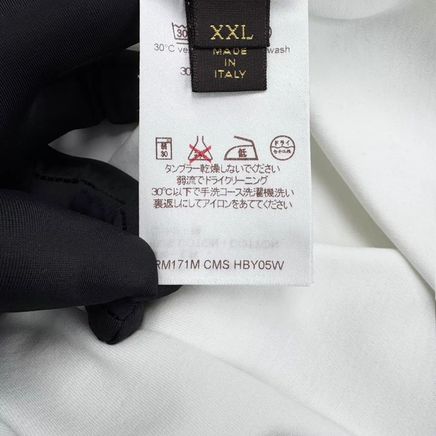 Louis Vuitton Louis Vuitton White Twisted Trefoil Logo T-shirt XXL Unisex Size US XXL / EU 58 / 5 - 5 Thumbnail