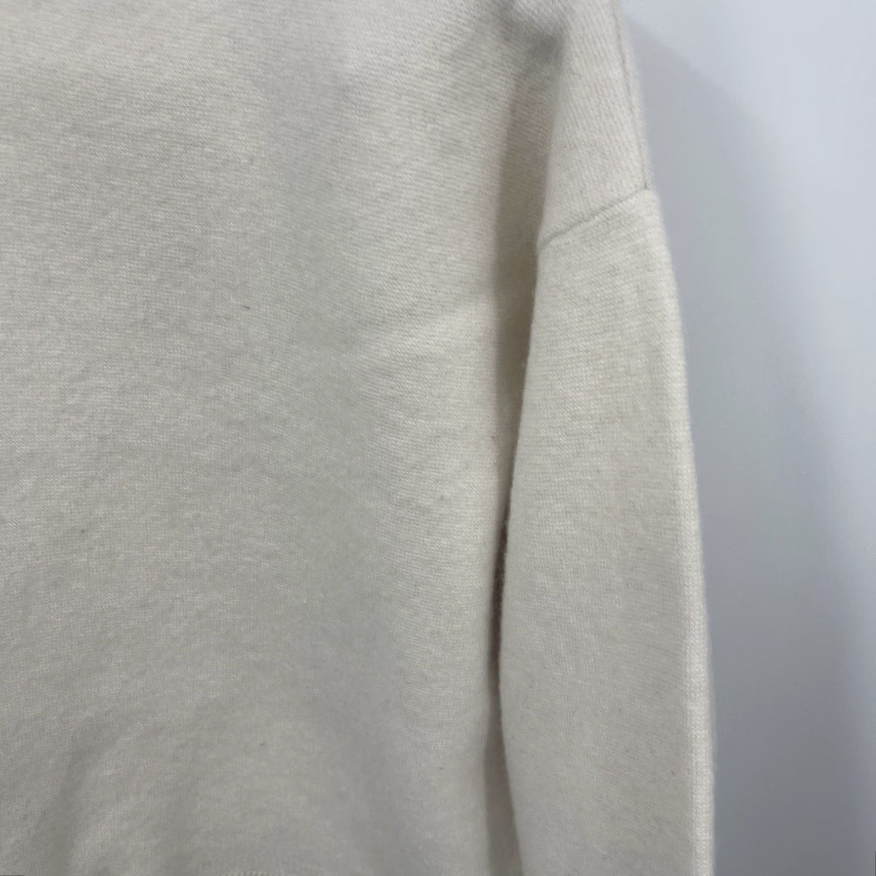 & Other Stories & Other Stories Paris Atelier Sweater Womens M Mock Neck Ivory Regular Knit Sweater 90s Paris Theme Womens Size M / US 6-8 / IT 42-44 - 7 Thumbnail