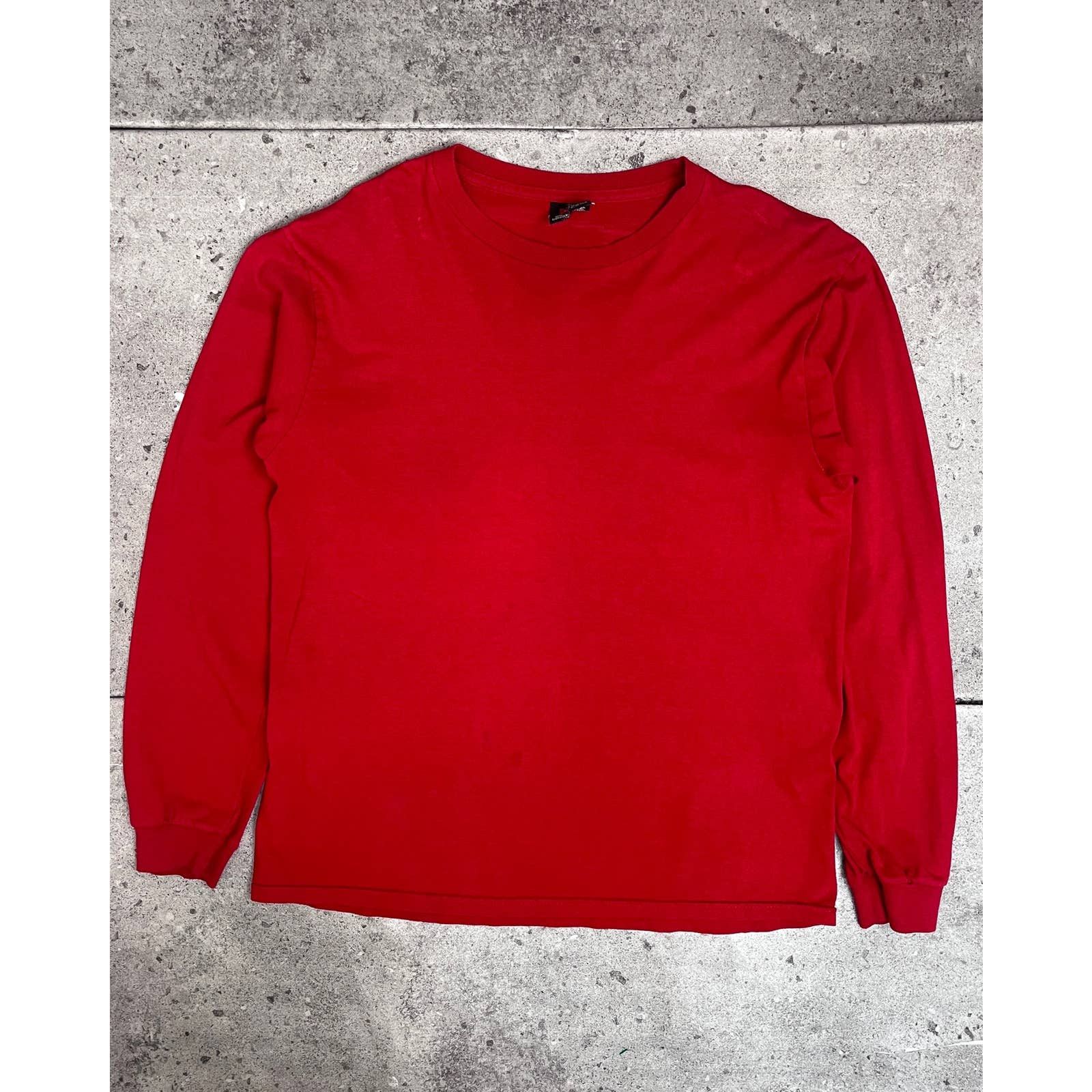 Quicksilver L/S Quicksilver Red Tee (M) 2000s Grailed