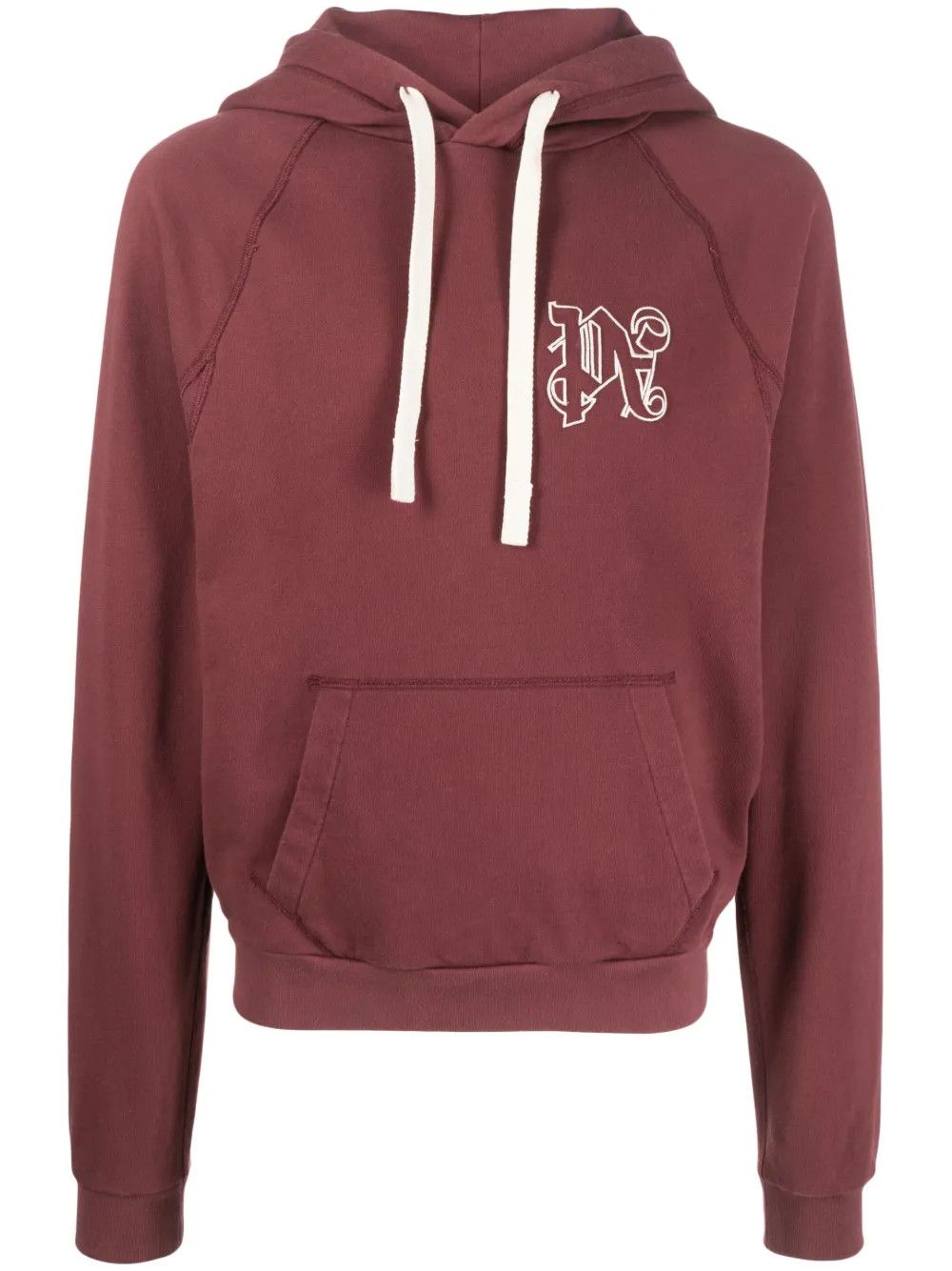 Palm Angels o1y0325 Logo Hoodie in Bordeaux Size US S / EU 44-46 / 1 - 1 Thumbnail