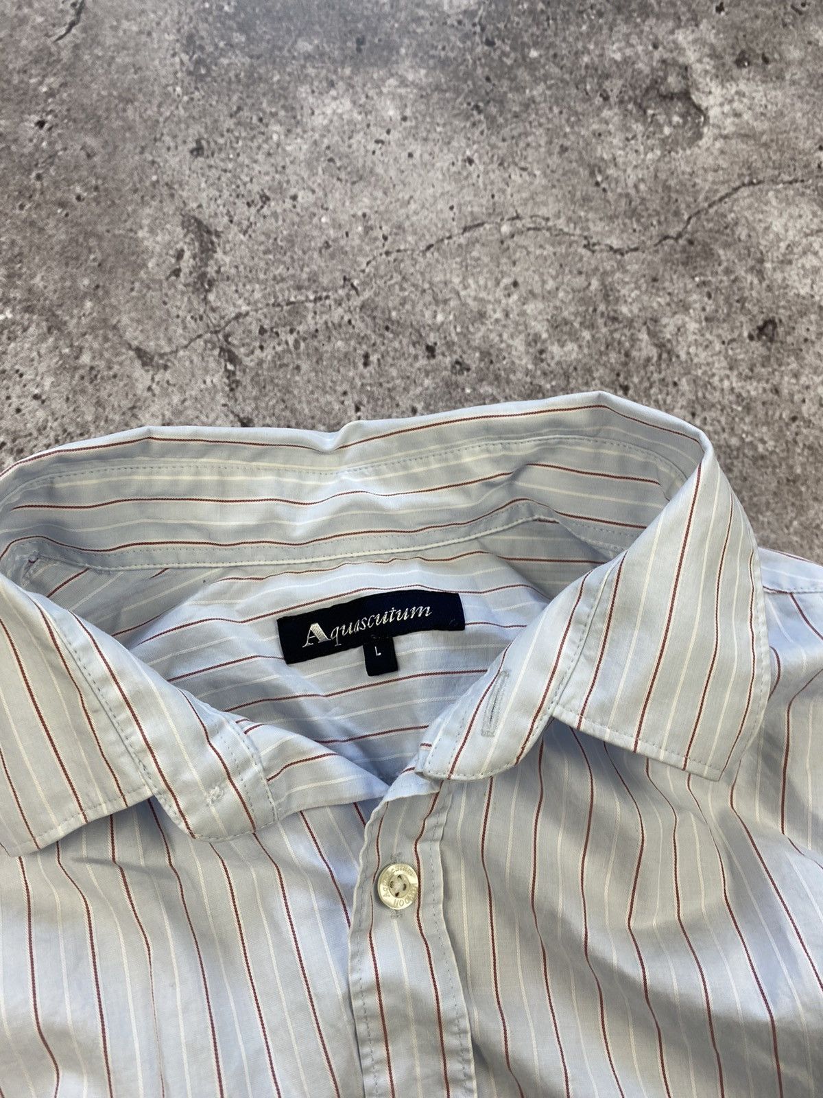 Aquascutum × Vintage Vintage Aquascutum Check Pocket Shirt Button Designer casual Size US L / EU 52-54 / 3 - 4 Thumbnail