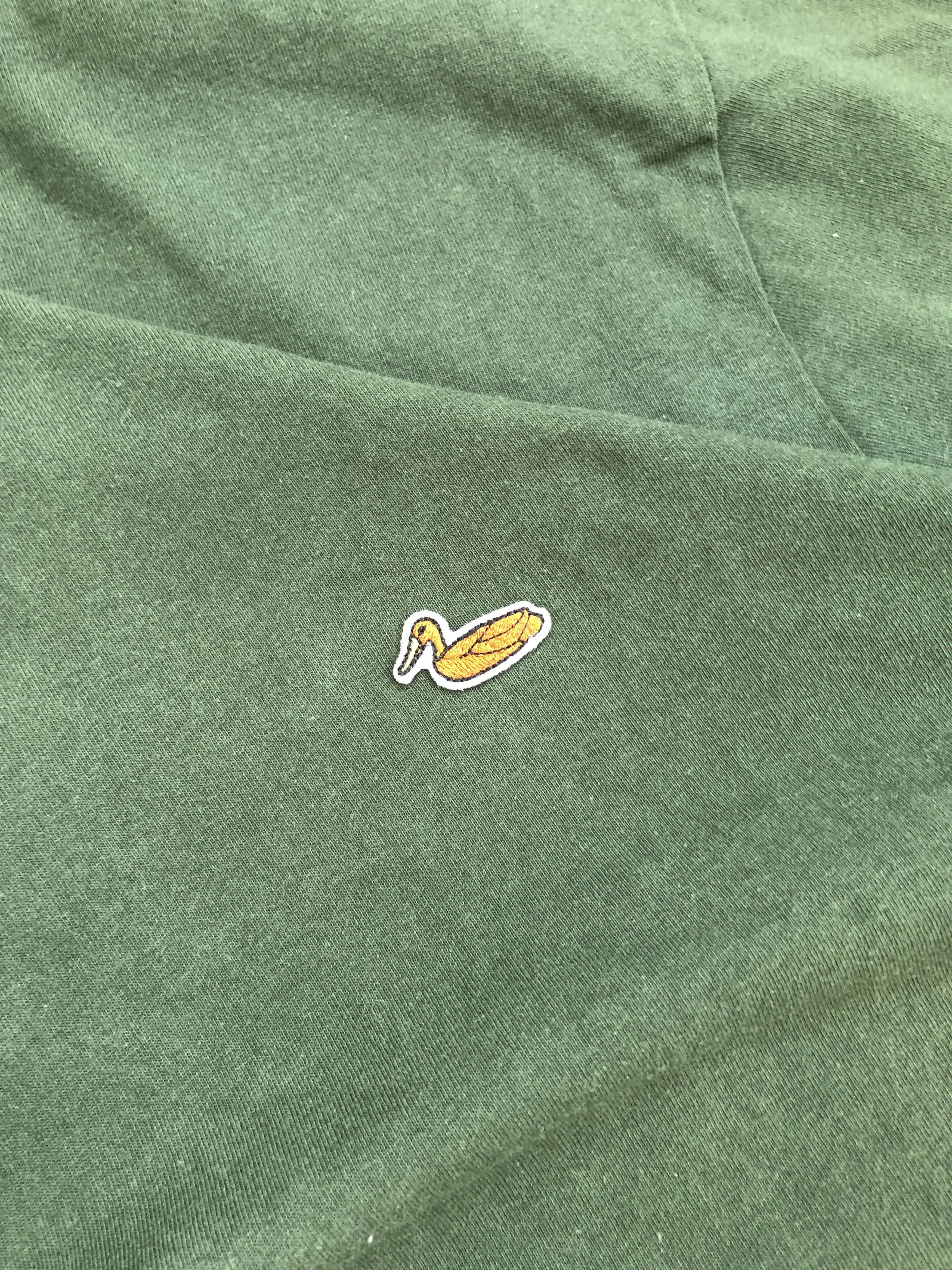 Carhartt CARHARTT Work Mini Duck Logo Streetwear Green Hype Tshirt Size US XXL / EU 58 / 5 - 5 Thumbnail