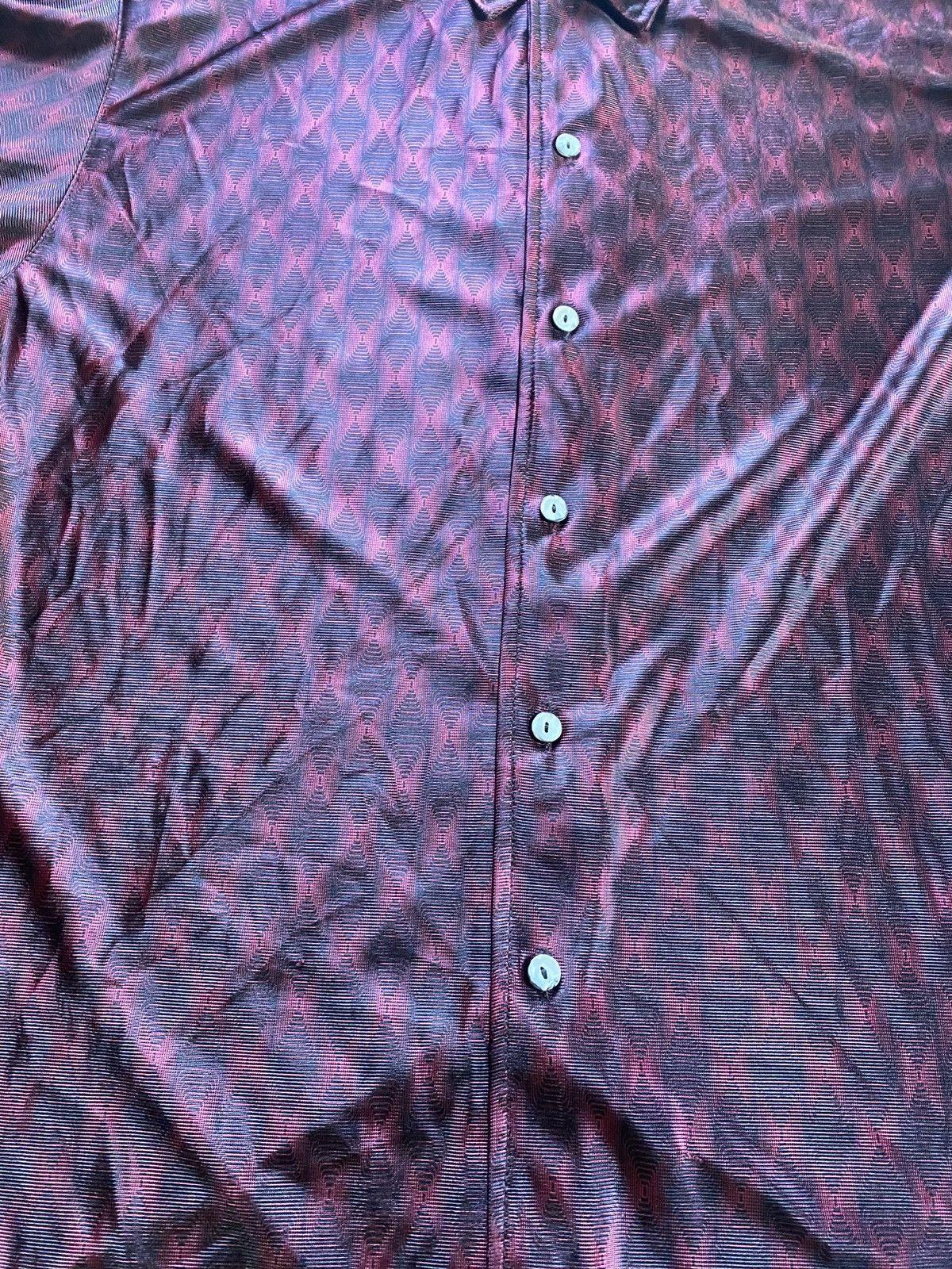 Vintage Vintage 90’s Street Culture Polyester Long Sleeve Button Up Size US L / EU 52-54 / 3 - 3 Thumbnail