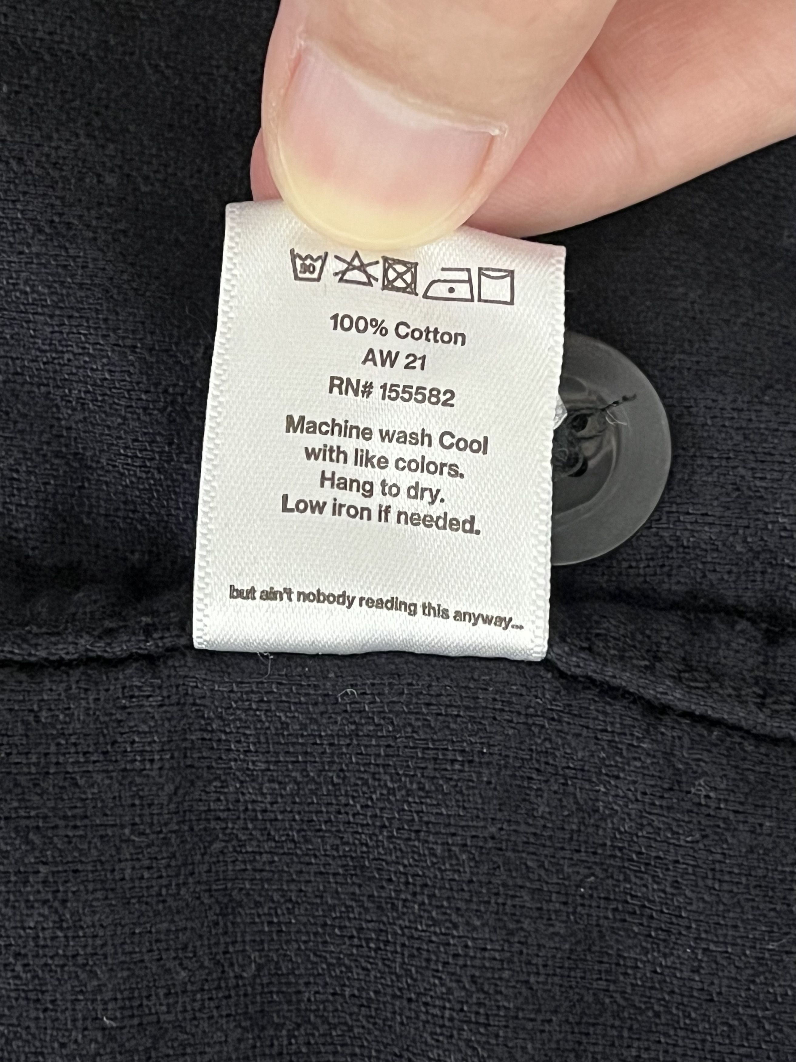 Corridor 💚 AW21 Corridor NYC Variegated Cord Zip Jacket Black NEW Size US L / EU 52-54 / 3 - 14 Thumbnail