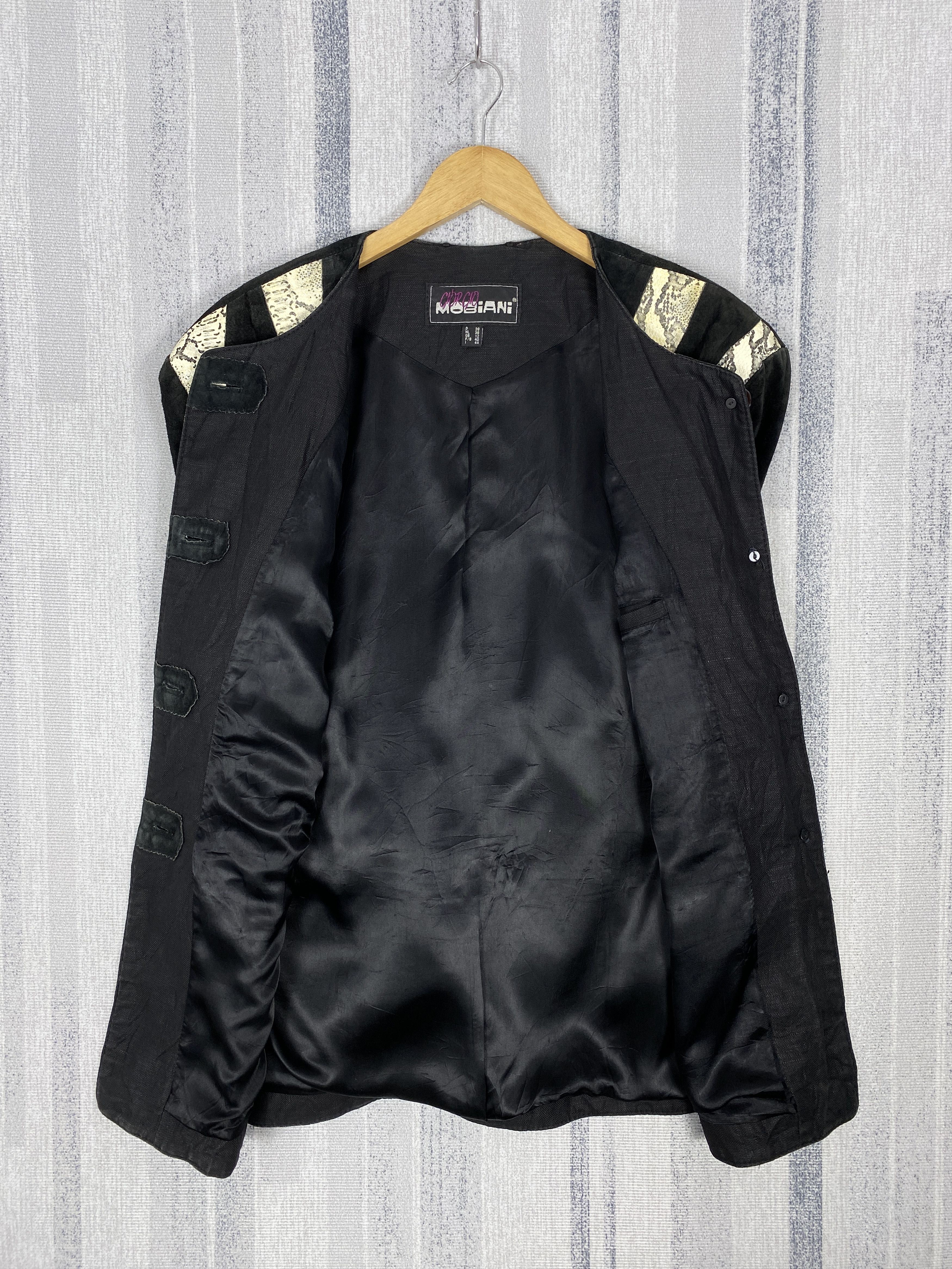 Vintage Vintage Giorgio Mobiani Snake Leather Jacket K0171 Size US M / EU 48-50 / 2 - 9 Thumbnail