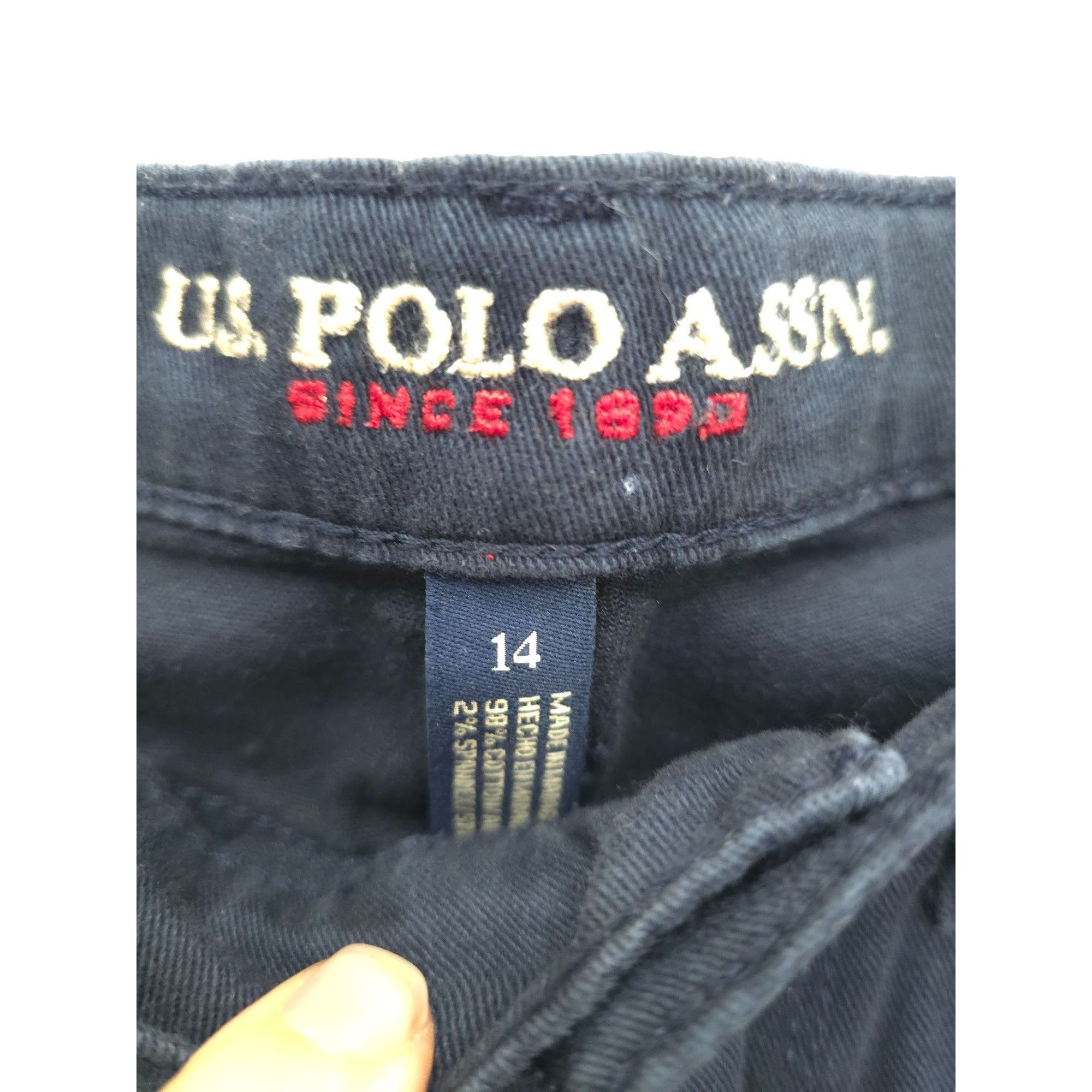 U.S. Polo Assn. U.S. Polo Assn. Womens Dark Blue Denim Jeans Size 14 Size 36" / US 14 / IT 50 - 2 Thumbnail