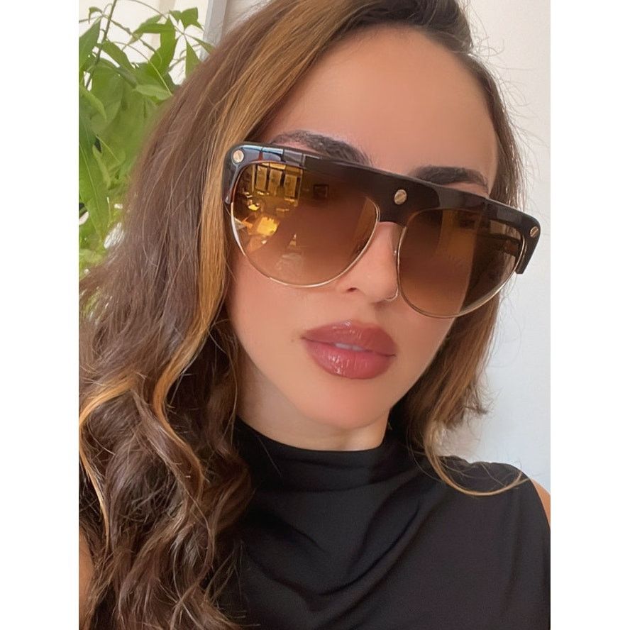 Brand New Tom Ford Liane Havana/Rose Sunglasses TOM FORD TF318 TF 318 Liane 52G Havana/Rose Gold Sunglasses  main image 3
