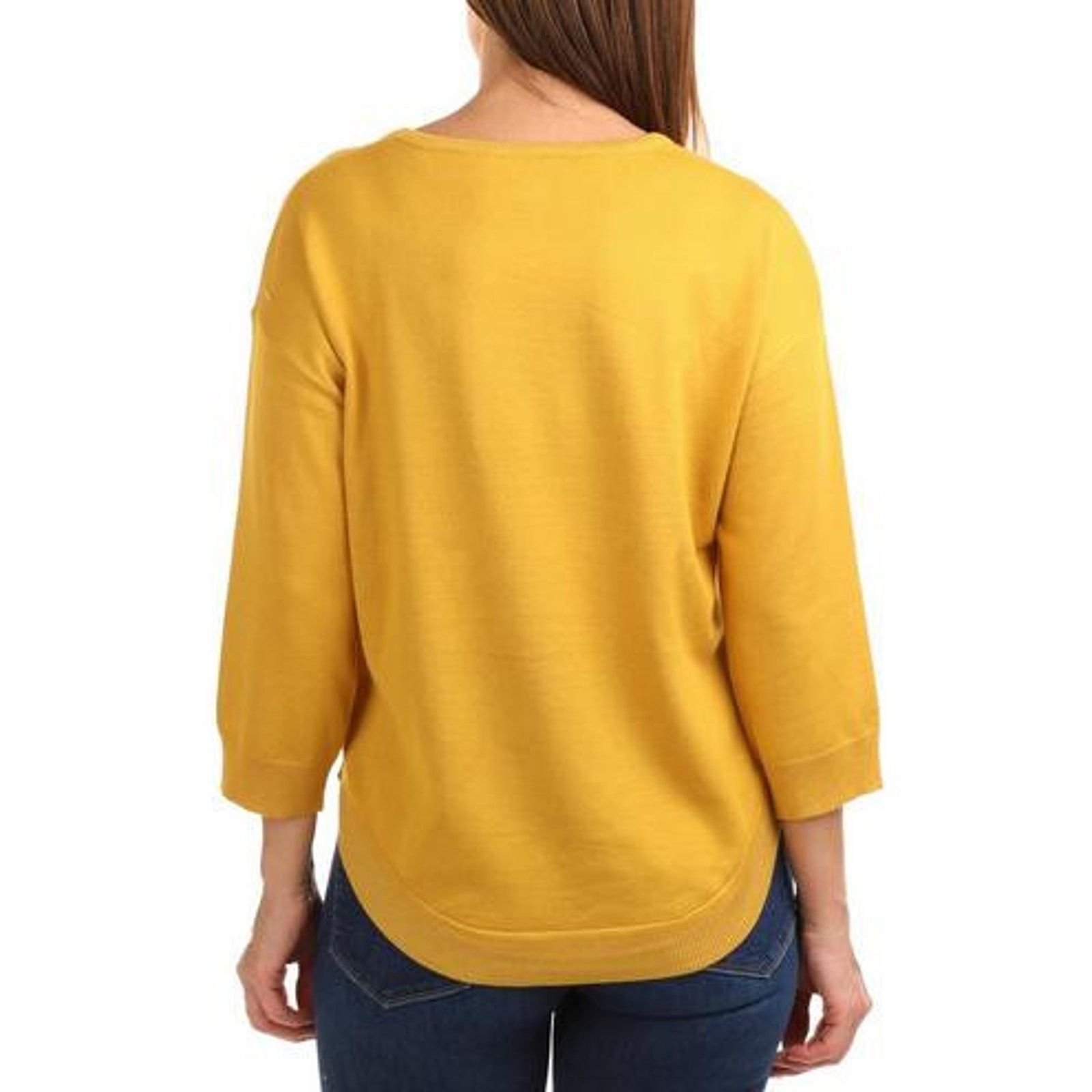 Other Cable & Gauge Mustard Yellow 3/4 Sleeve Sweater - Size Small Size S / US 4 / IT 40 - 5 Thumbnail